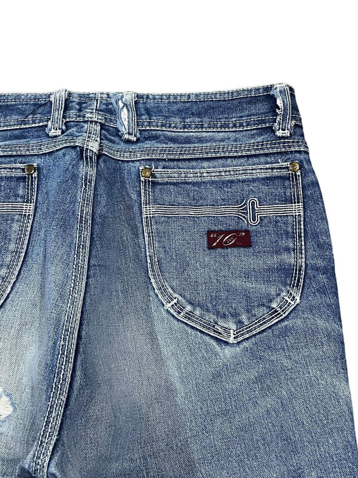 Japanese Brand Vintage Y2K Japanese Brand Fade Wash Straight Loose Jeans Size US 31 - 9 Thumbnail
