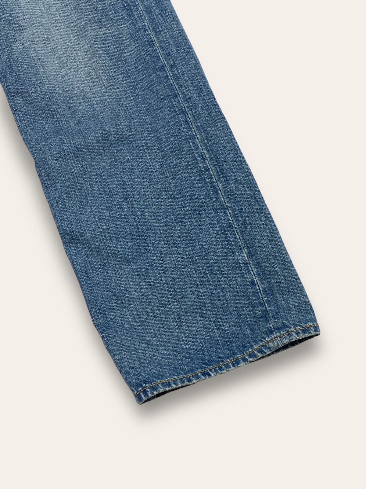Jean Vintage LEVIS Blue Denim Jeans 501 W37 L34 Size US 37 - 3 Thumbnail