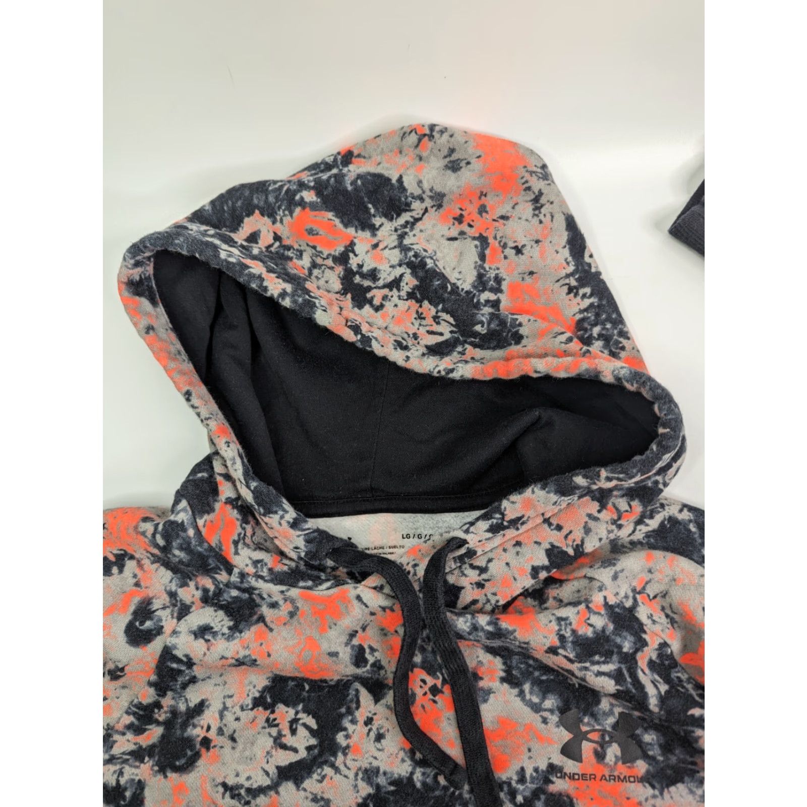 Under Armour Under Armour Hoodie Mens L Rival Fleece IMG Academy Loose Cloud Dye Gray Orange Size US L / EU 52-54 / 3 - 7 Thumbnail
