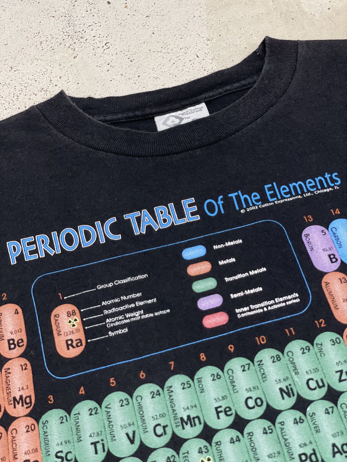 Vintage Periodic Table of The Element Vintage Y2K Chicago Expression Size US S / EU 44-46 / 1 - 9 Thumbnail