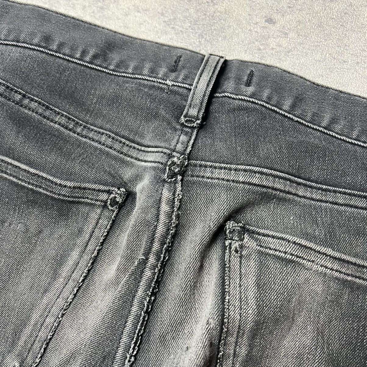 Japanese Brand × Uniqlo Vintage Uniqlo Distressed Black Faded Pants Size US 29 - 14 Thumbnail