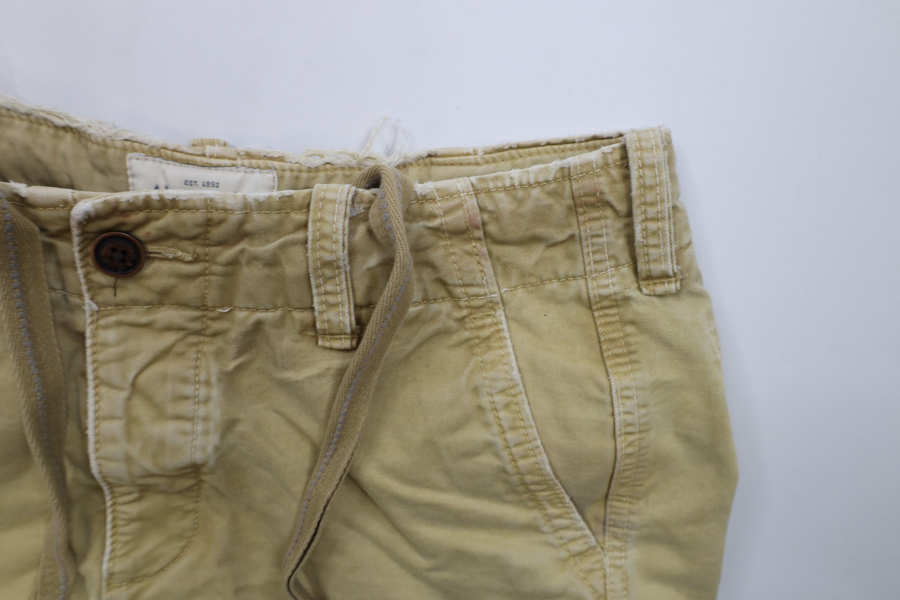 Abercrombie & Fitch × Vintage Vintage Abercrombie & Fitch Button Fly Heavy Cargo Shorts Size US 33 - 6 Thumbnail