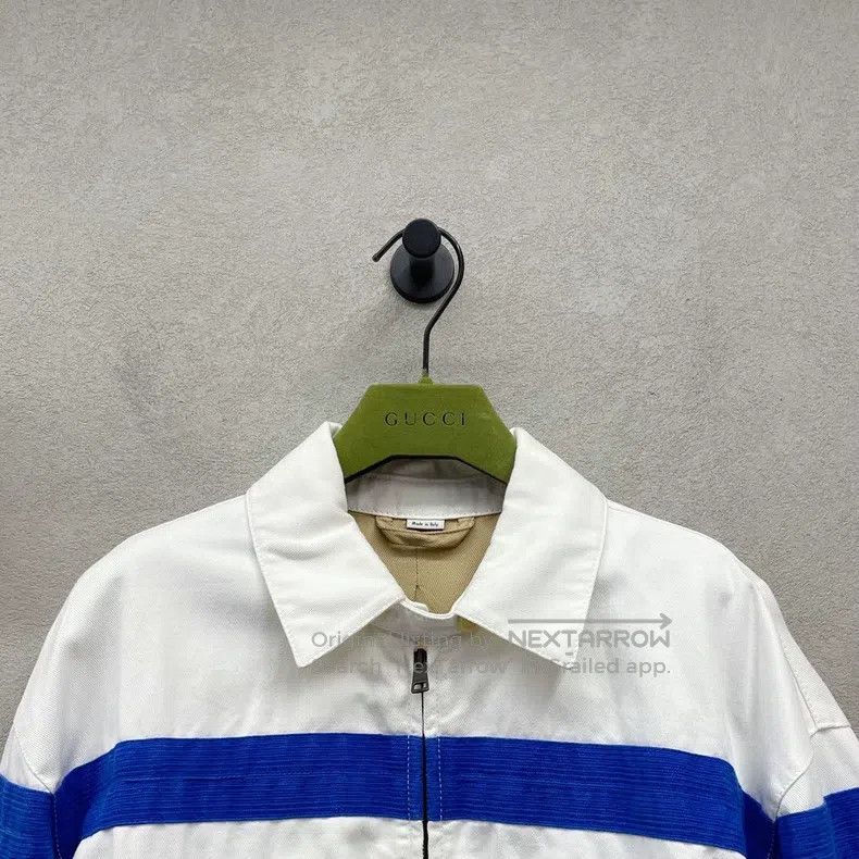 Gucci Gucci Striped zippered white jacket Size US S / EU 44-46 / 1 - 4 Thumbnail