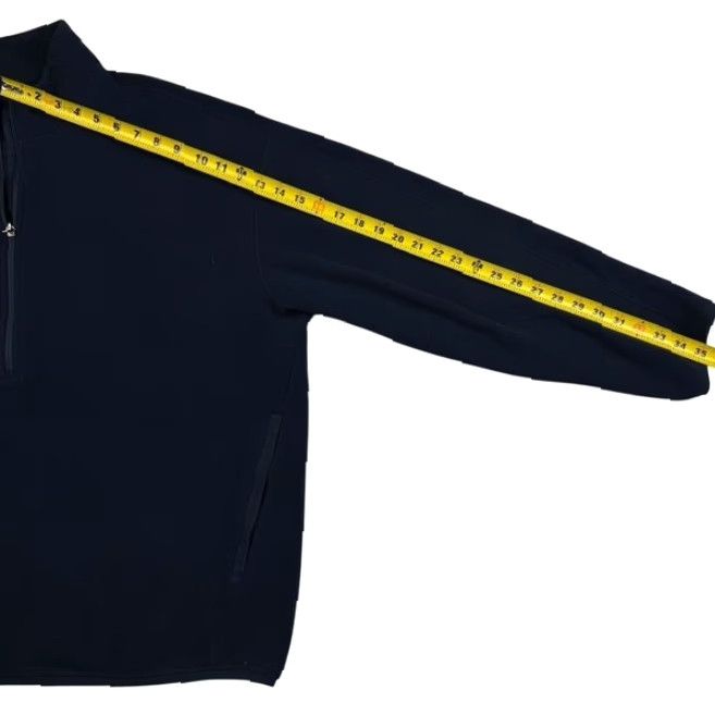 Lululemon Lululemon Men's Performance 1/4 Zip Fleece Pullover Jacket Blue XL Jacket Mens XL Blue Fleece 1/4 Zip Size US XL / EU 56 / 4 - 5 Thumbnail