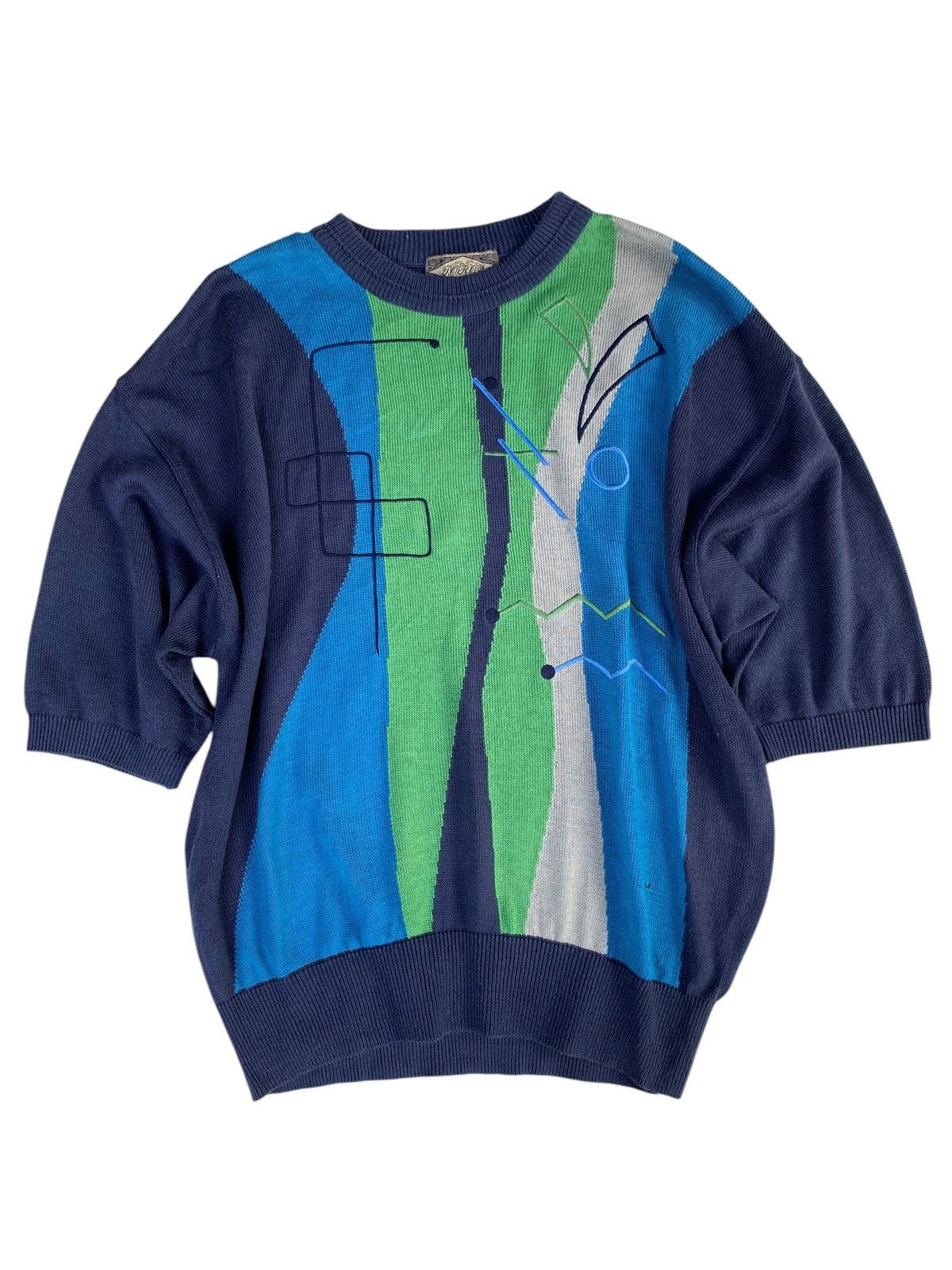 Japanese Brand × Vintage Vtg 90s Toroy Sweater Knitwear Size US M / EU 48-50 / 2 - 1 Thumbnail