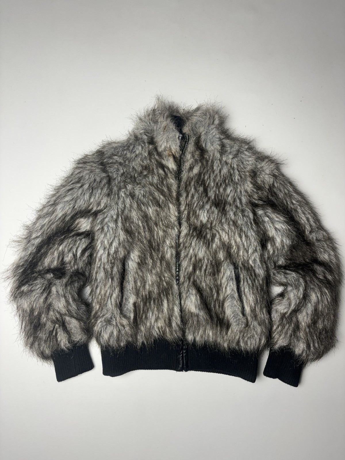 Vintage Vintage faux fur opium style cropped jacket Size XS / US 0-2 / IT 36-38 - 1 Thumbnail