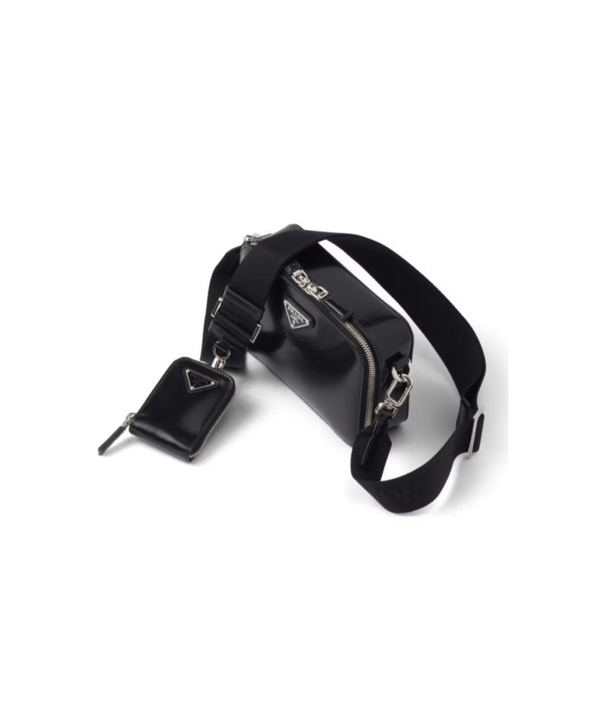 Prada Small Prada Brique Leather Bag Size ONE SIZE - 2 Thumbnail