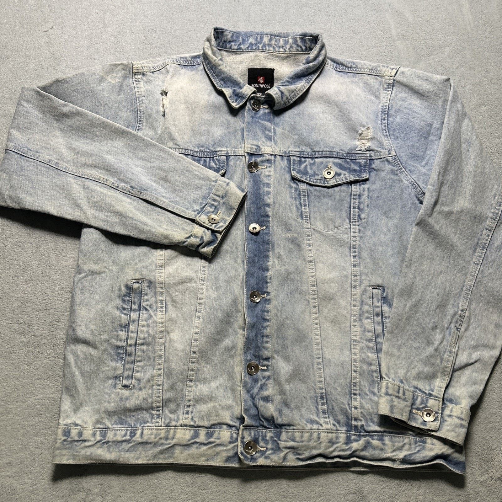 Southpole Southpole Denim Jacket Womens 2XL P031 Type 3 2000s Grunge Size US XXL / EU 58 / 5 - 13 Thumbnail
