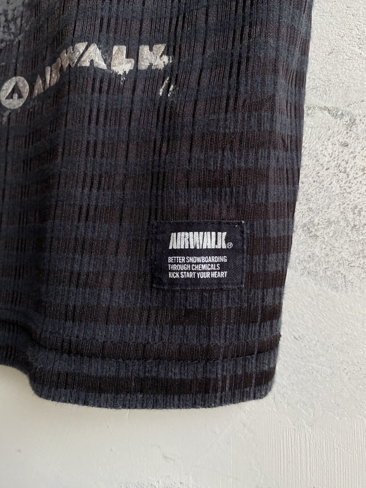 Japanese Brand Air walk poem double layer tshirt Size US S / EU 44-46 / 1 - 6 Thumbnail