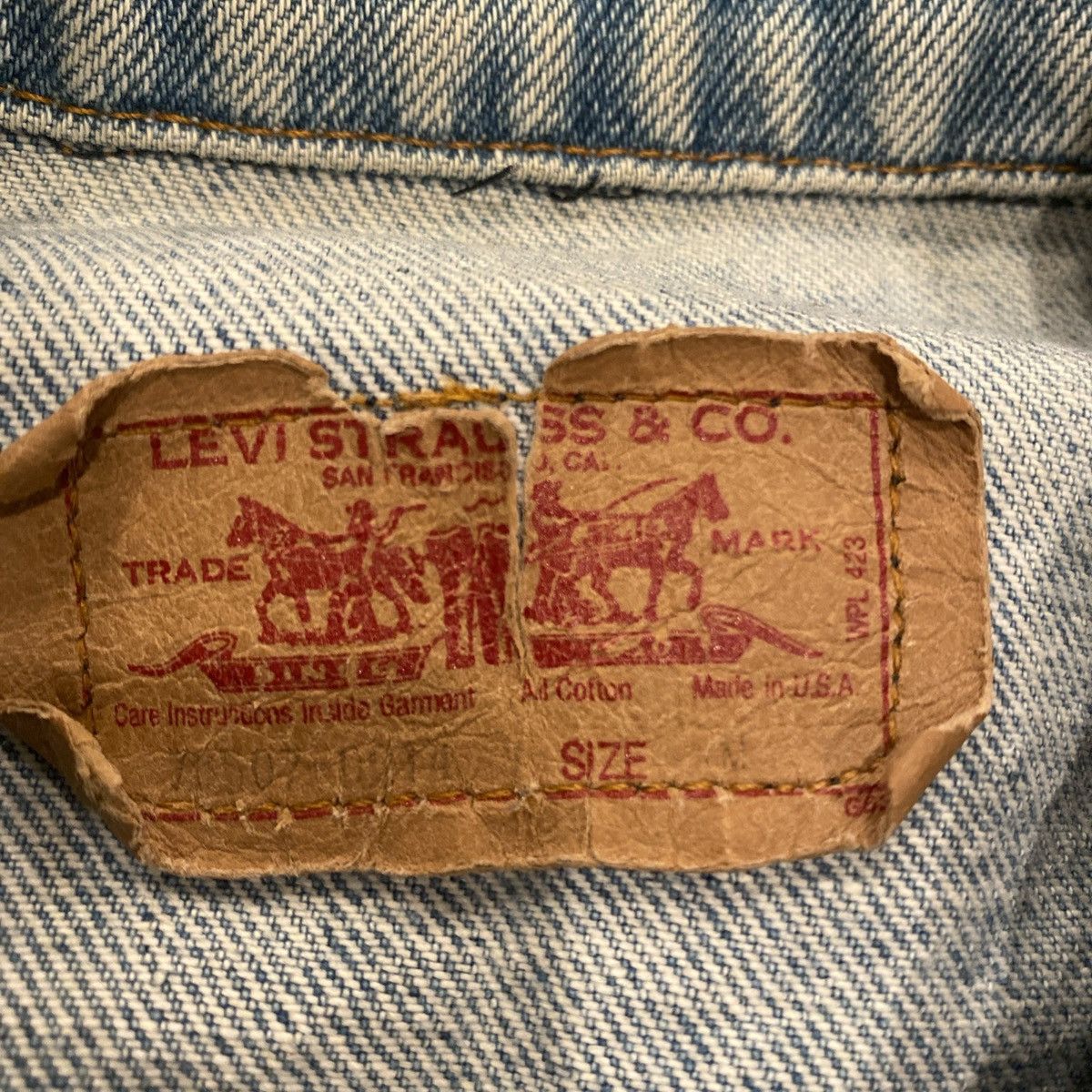 Levi's Vintage Clothing VTG Levi's Jacket Jean Denim Trucker 80's 70507 0214 Size US M / EU 48-50 / 2 - 5 Thumbnail