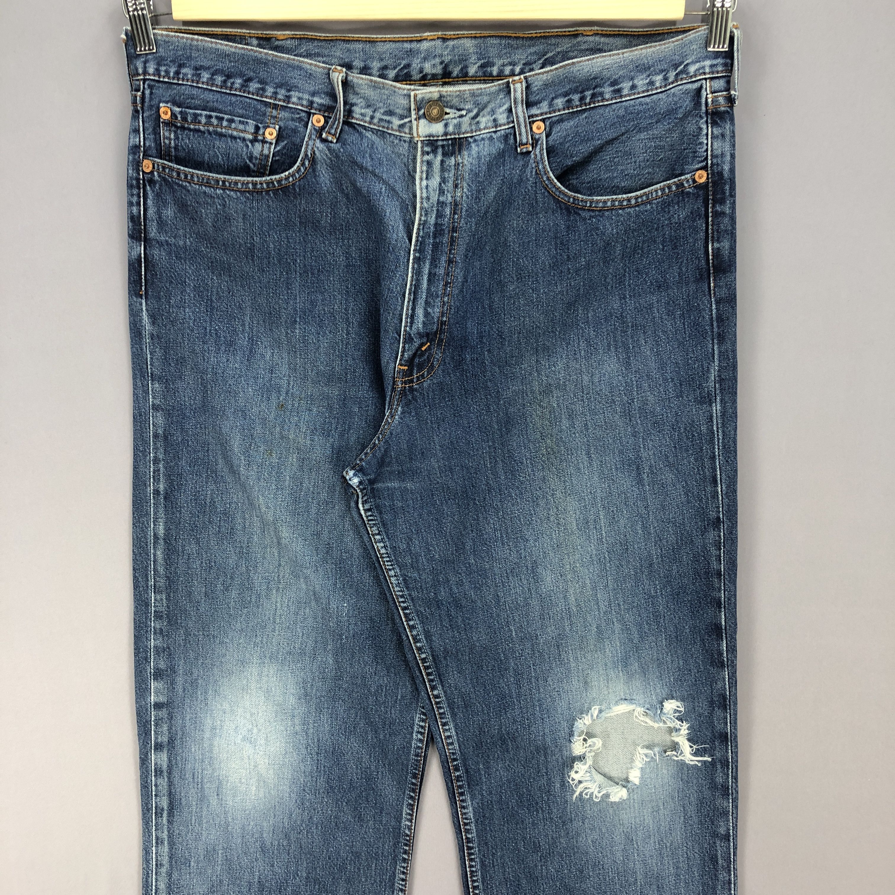 Levi's Vintage Levis Distressed Jeans Levi's 508 Ripped Denim Size US 38 / EU 54 - 3 Thumbnail