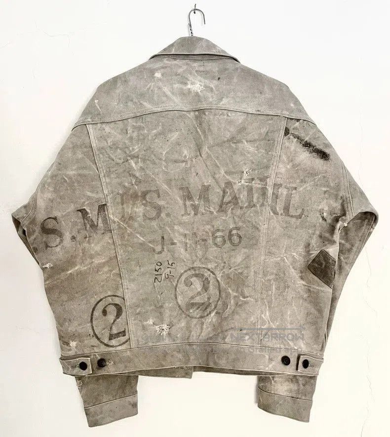 READYMADE READYMADE Cement Gray Military Jacket. Size US M / EU 48-50 / 2 - 3 Thumbnail