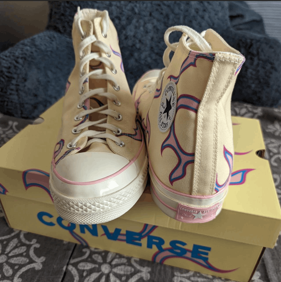Converse × Golf le Fleur Golf le Fleur Flame Chuck 70 Pastel Yellow SIZE 11.5 Size US 11.5 / EU 44-45 - 2 Thumbnail