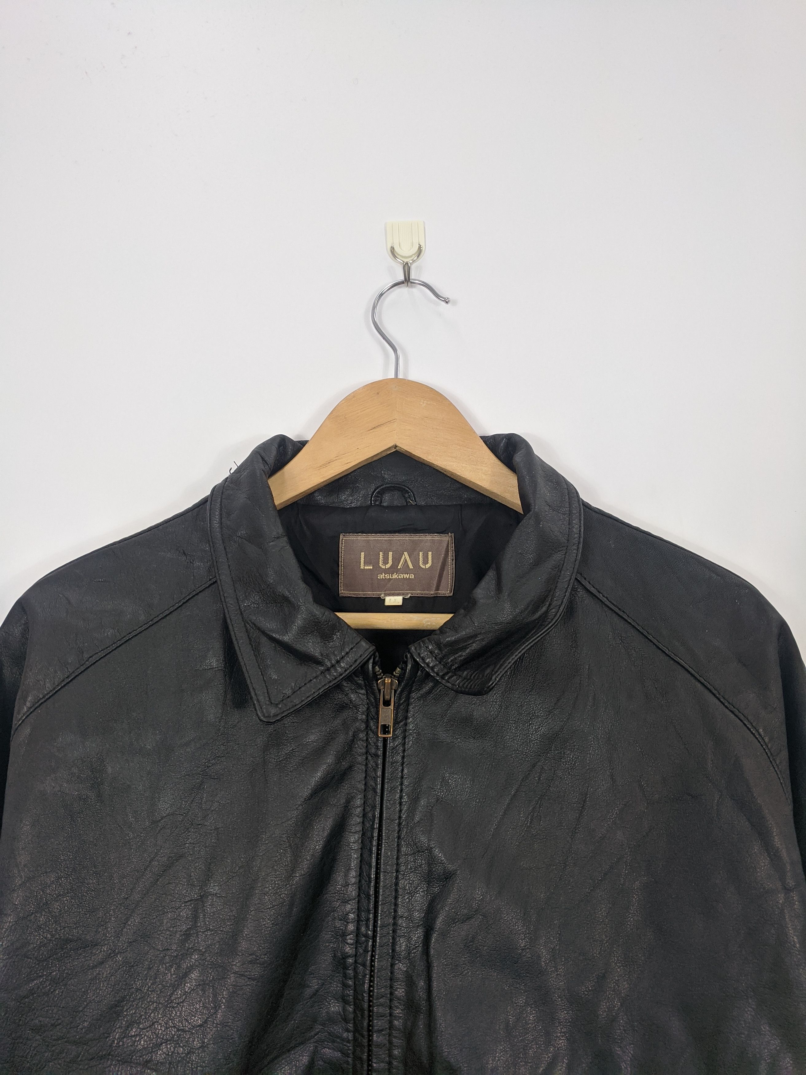 Vintage Japanese Brand Leather Jacket J0341 Size US L / EU 52-54 / 3 - 2 Thumbnail