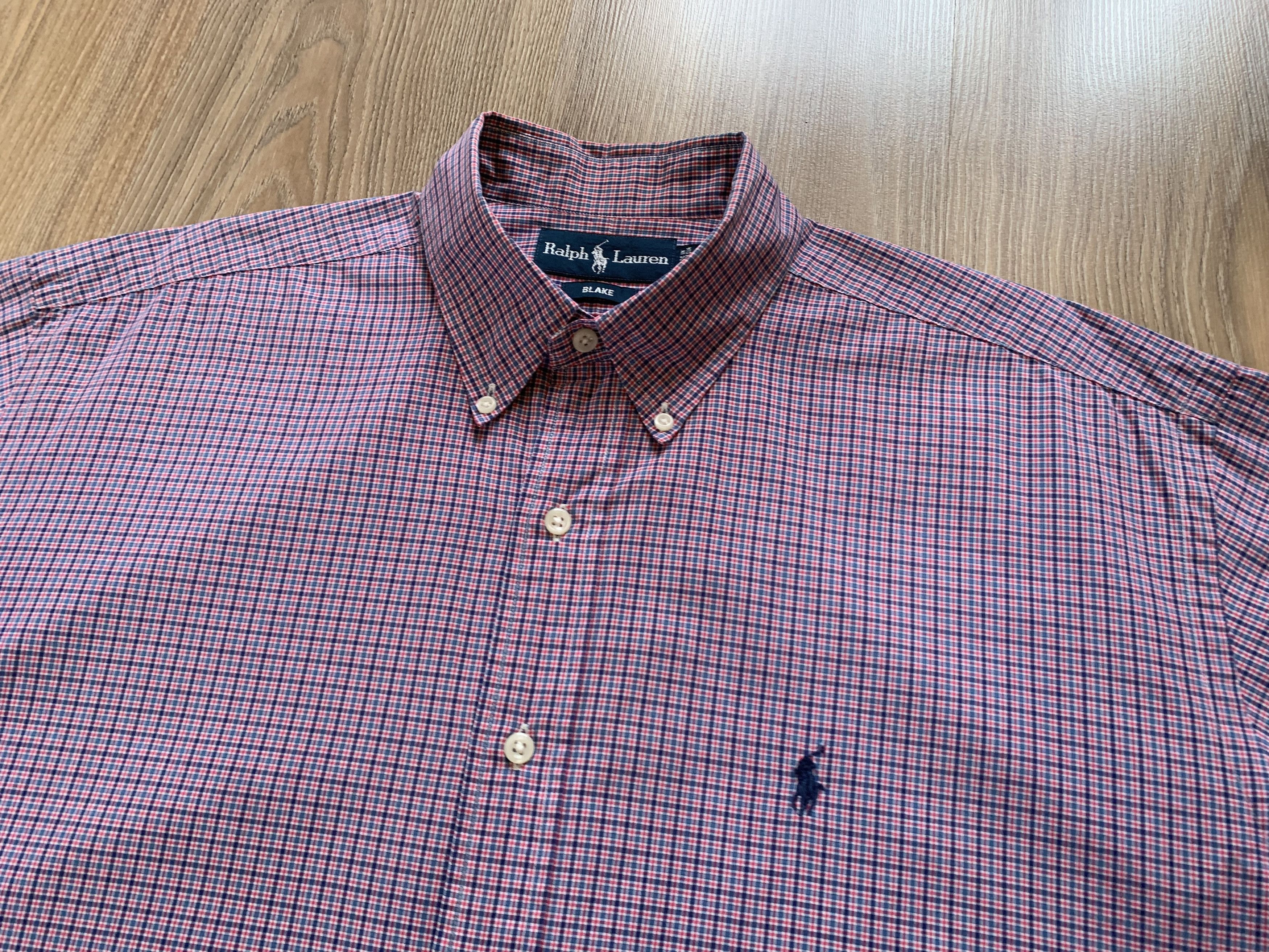 Polo Ralph Lauren × Ralph Lauren × Vintage Polo Ralph Lauren Blake Vintage Short Sleeve Shirt Size US L / EU 52-54 / 3 - 4 Thumbnail