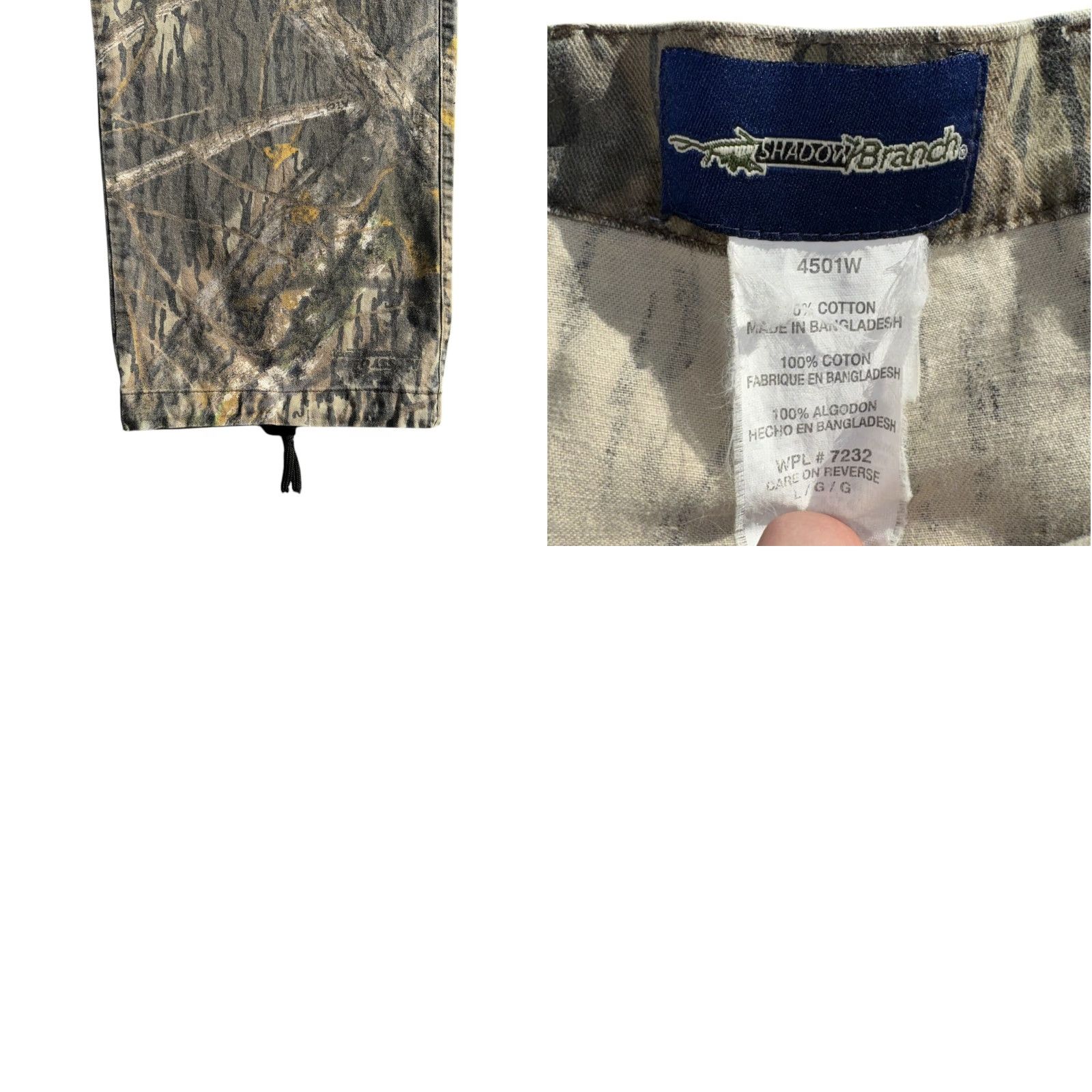 Vintage VINTAGE Shadow Tree Camo Camoflauge Pants L Men Regular Green Chino Pants Size Large Size US 33 - 8 Thumbnail