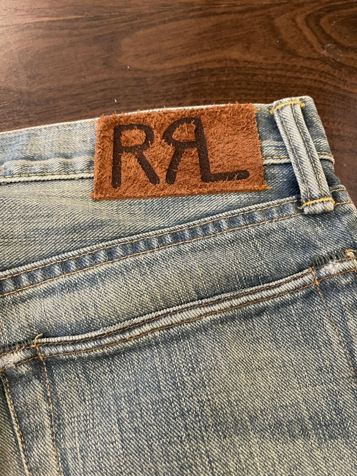 RRL Ralph Lauren DoubleRL Slim fit Selvedge Denim Size US 31 - 3 Thumbnail