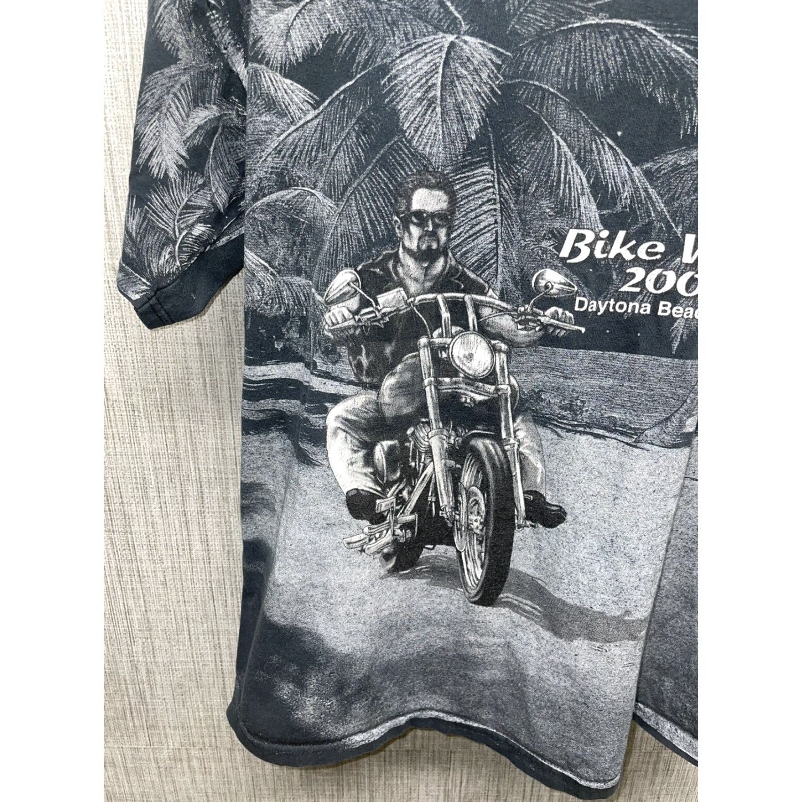Anvil VINTAGE Anvil T-Shirt USA Bike Week 2001 Daytona Beach Mens XL Black Graphic USA Mens XL Size US XL / EU 56 / 4 - 3 Thumbnail
