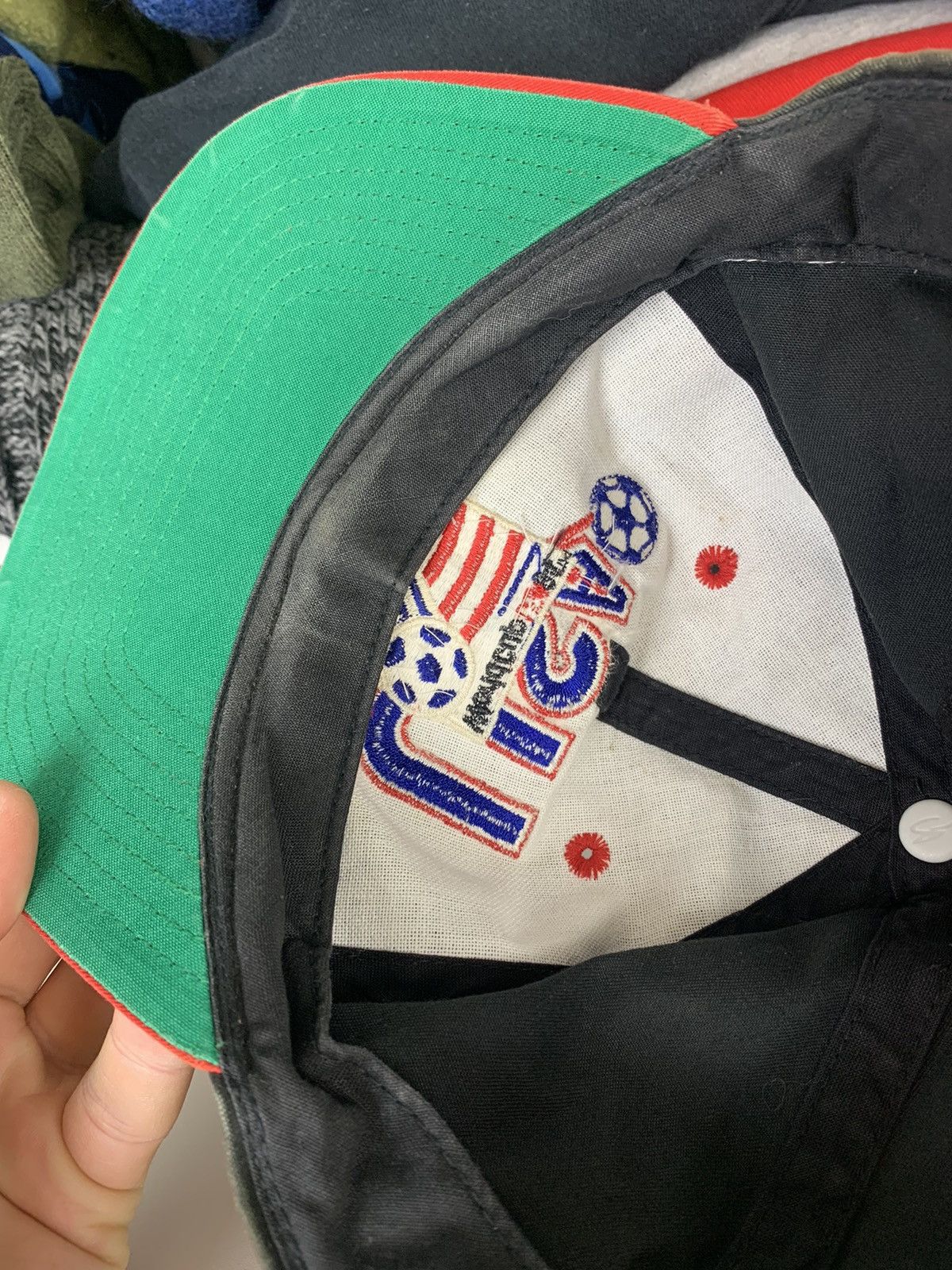 Vintage Vintage World Cup USA 94 Trashed Cap Hat Size ONE SIZE - 16 Thumbnail