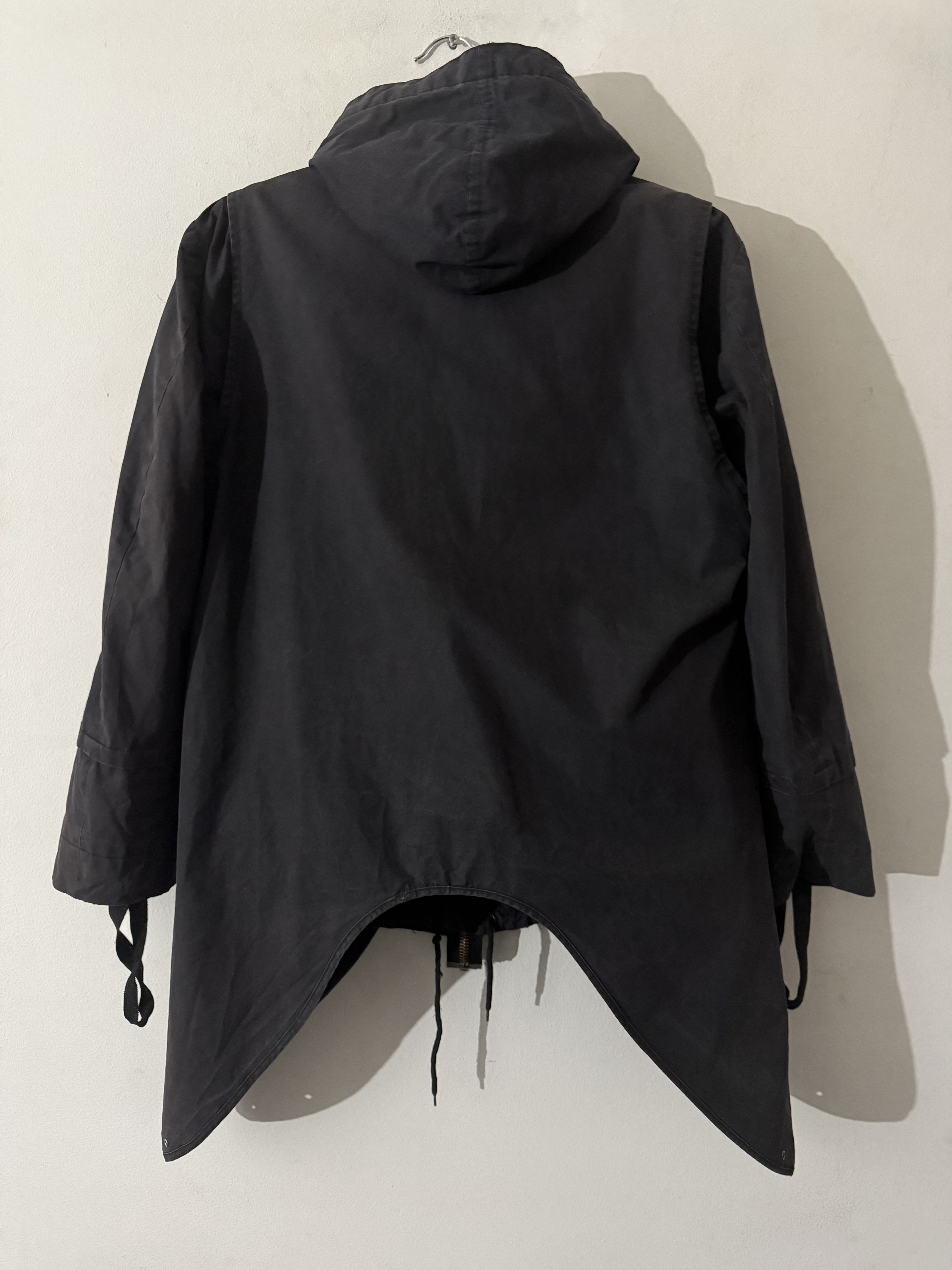 Helmut Lang Rare Asymmetric "Swallowtail" Hooded Parka Size US M / EU 48-50 / 2 - 3 Thumbnail