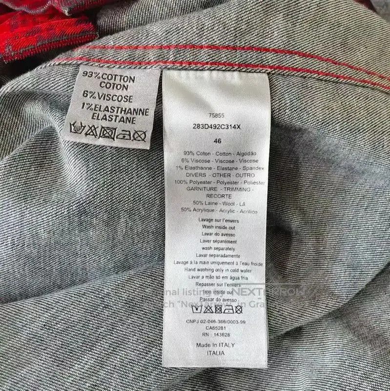 Dior Dior Red Men's Shirt . Size US S / EU 44-46 / 1 - 4 Thumbnail