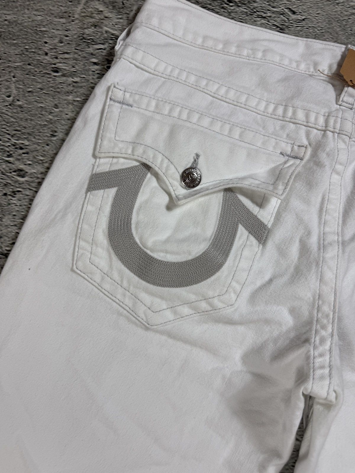 True Religion True Religion vintage white jeans Ricky Size US 36 / EU 52 - 5 Thumbnail