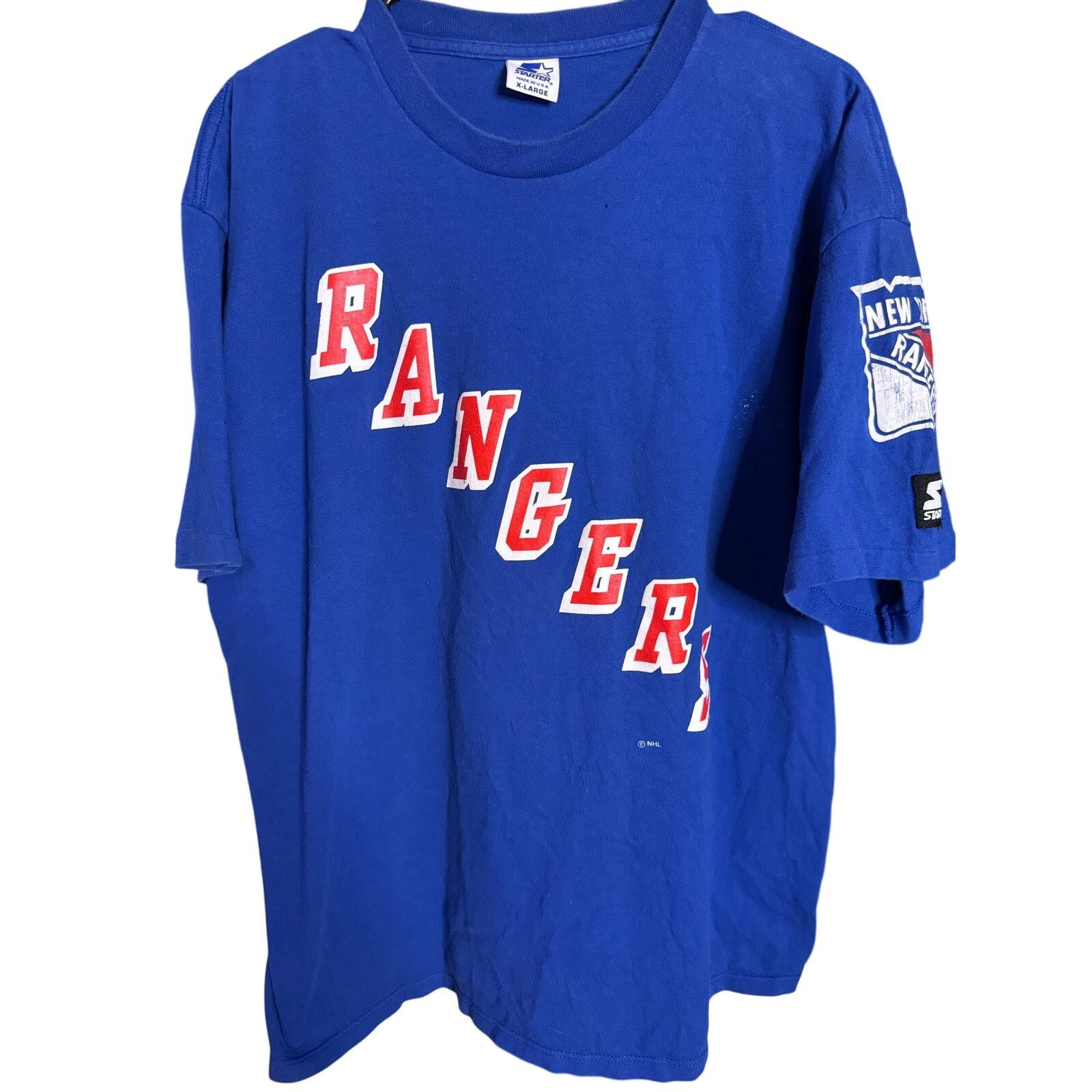 Starter Vintage New York Rangers Tee Size US XL / EU 56 / 4 - 1 Thumbnail
