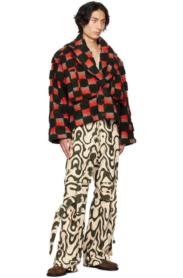 Henrik Vibskov !DS! AW23 Henrik Vibskov Big Bag Teddy Checks Jacket Size US L / EU 52-54 / 3 - 5 Thumbnail