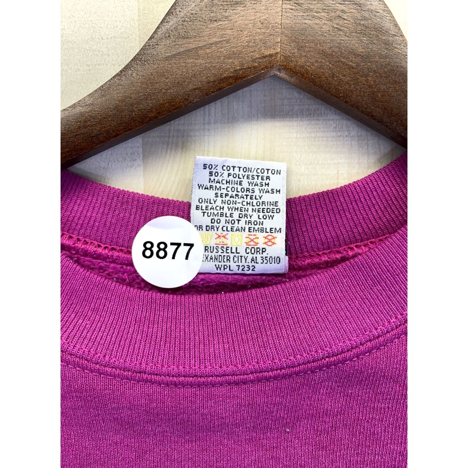 Vintage VINTAGE Chic Sweatshirt Shirt 3/4 Sleeve Purple USA Made Womens L Regular Pullover Crew Neck Size L Size L / US 10 / IT 46 - 7 Thumbnail
