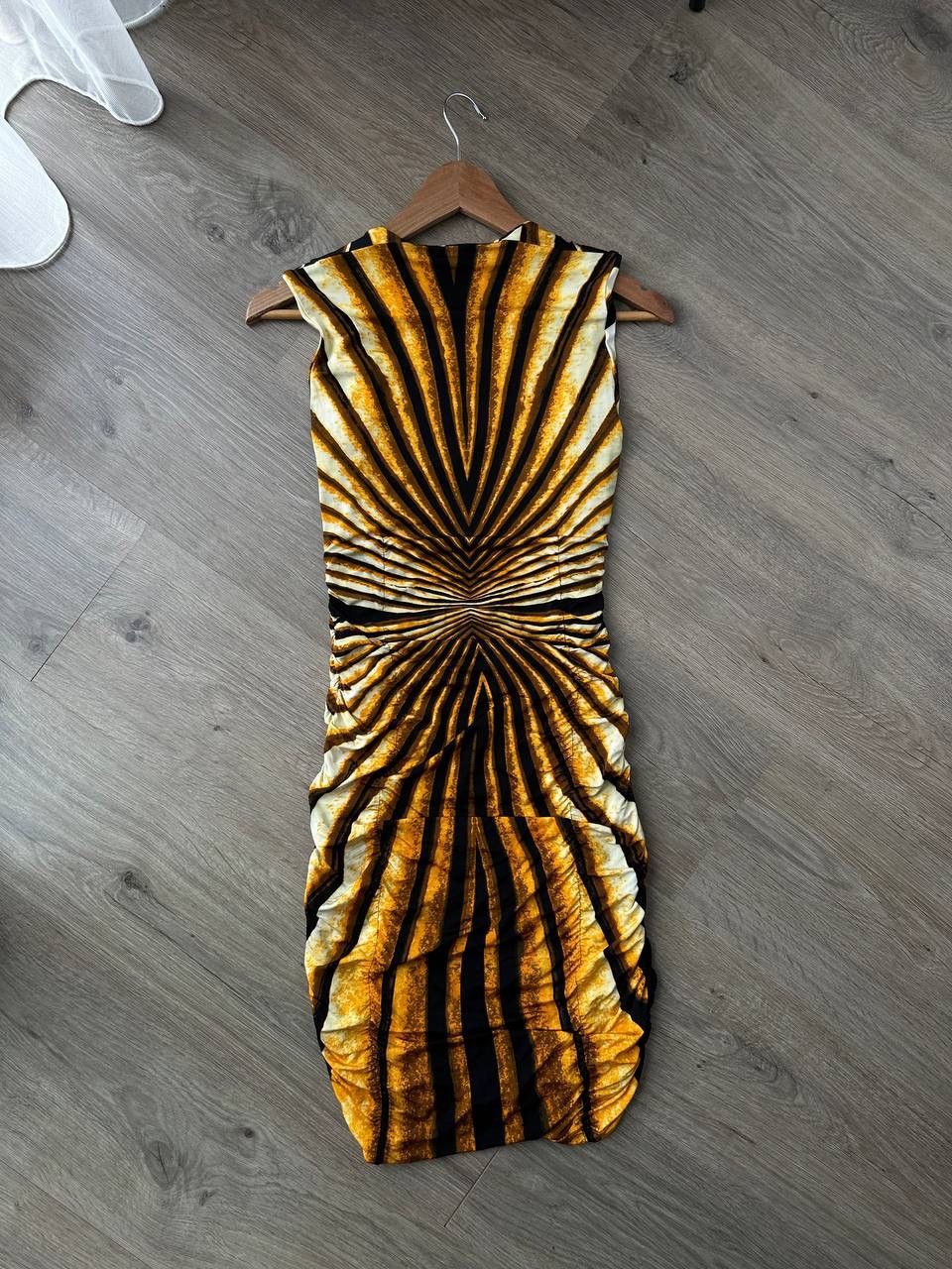 Japanese Brand × Roberto Cavalli × Vintage Vintage Roberto Cavalli Spring Striped Evening Womens Dress Size XS / US 0-2 / IT 36-38 - 17 Thumbnail
