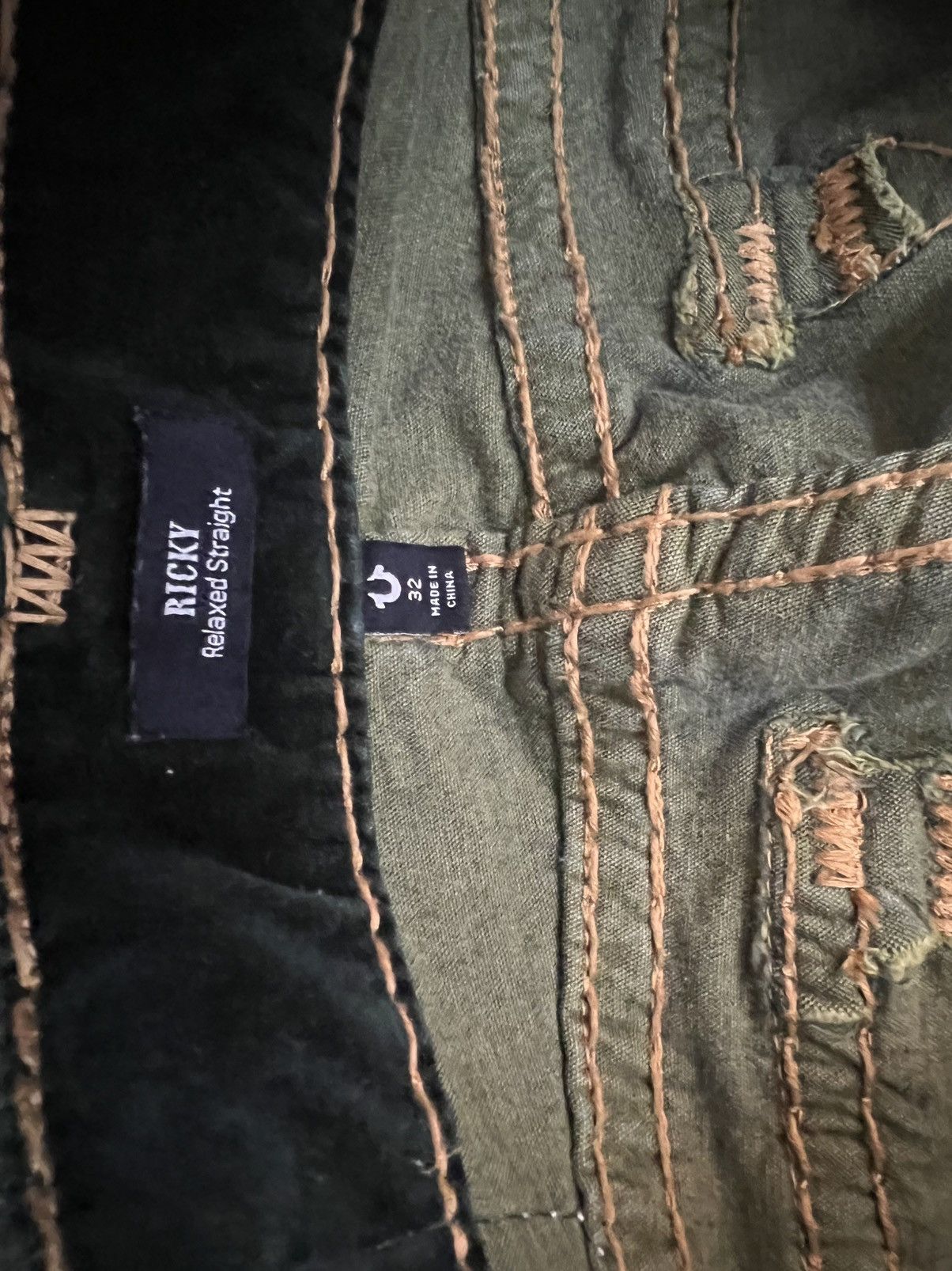 True Religion Suede True Religion Jeans Size US 32 / EU 48 - 2 Thumbnail