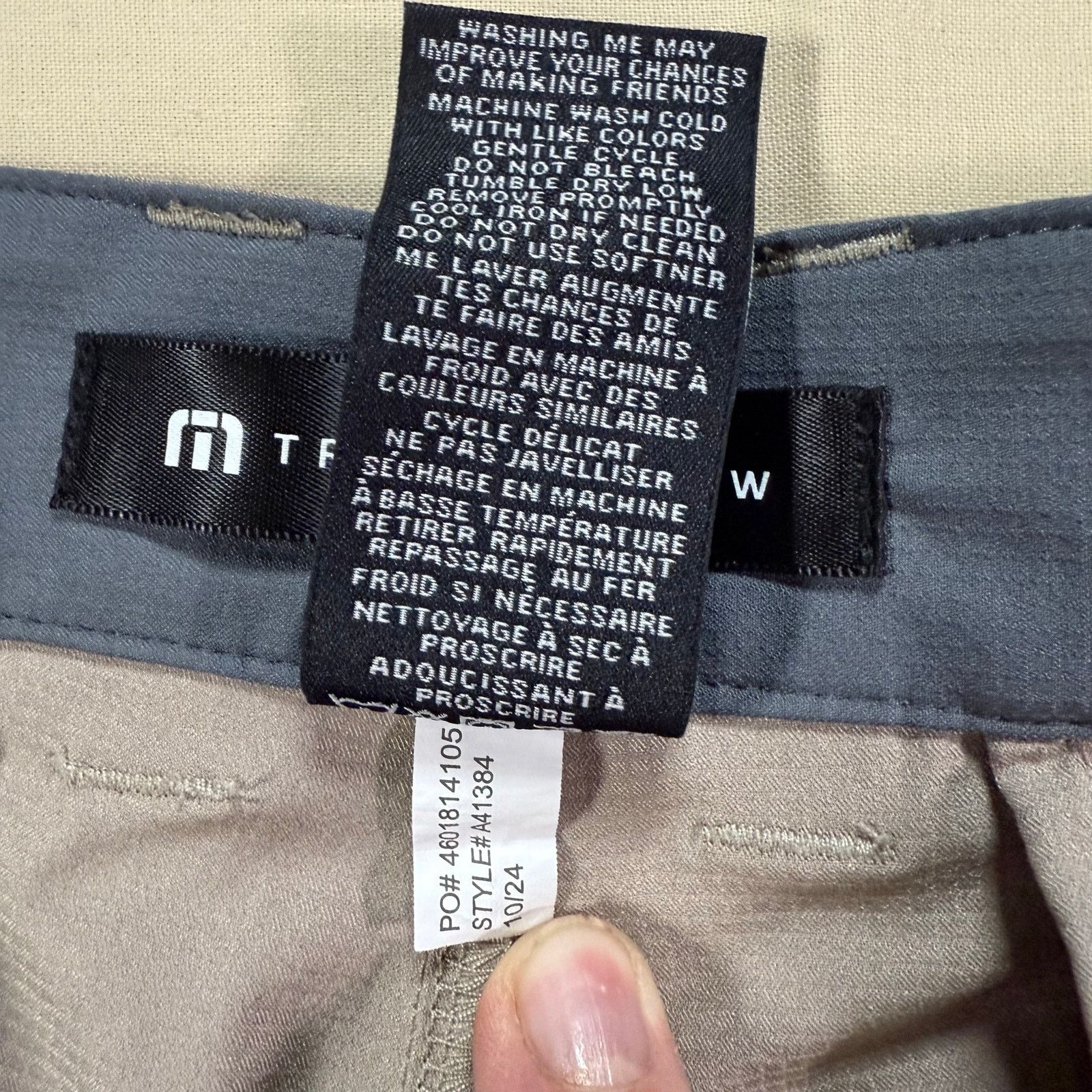TravisMathew Travis Mathew Wanderlust Mens Shorts 32 Gray 9" Inseam Golf Size US 32 / EU 48 - 5 Thumbnail