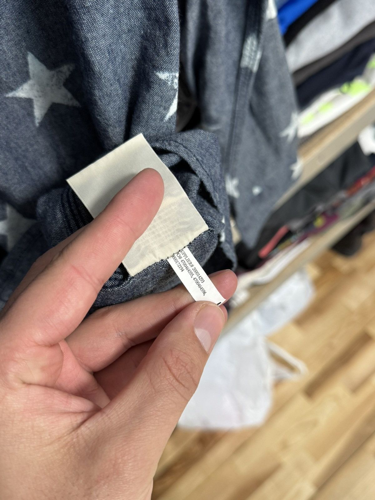 Denim & Supply Ralph Lauren Denim Supply Ralph Lauren Button Shirt Size L Star Chambray Size US L / EU 52-54 / 3 - 6 Thumbnail