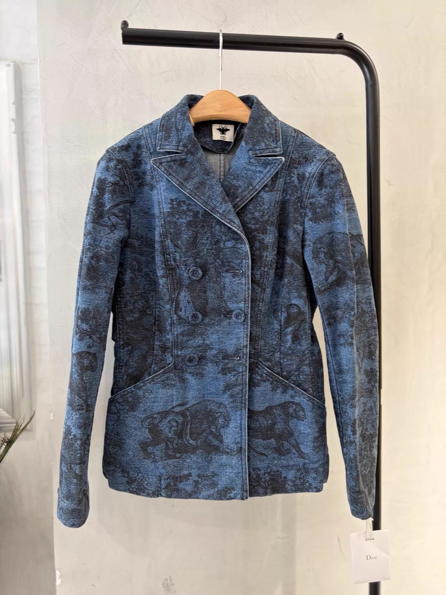 Dior Dior Zoo Denim Jacket Women 34/36 NWT Size XS / US 0-2 / IT 36-38 - 1 Thumbnail