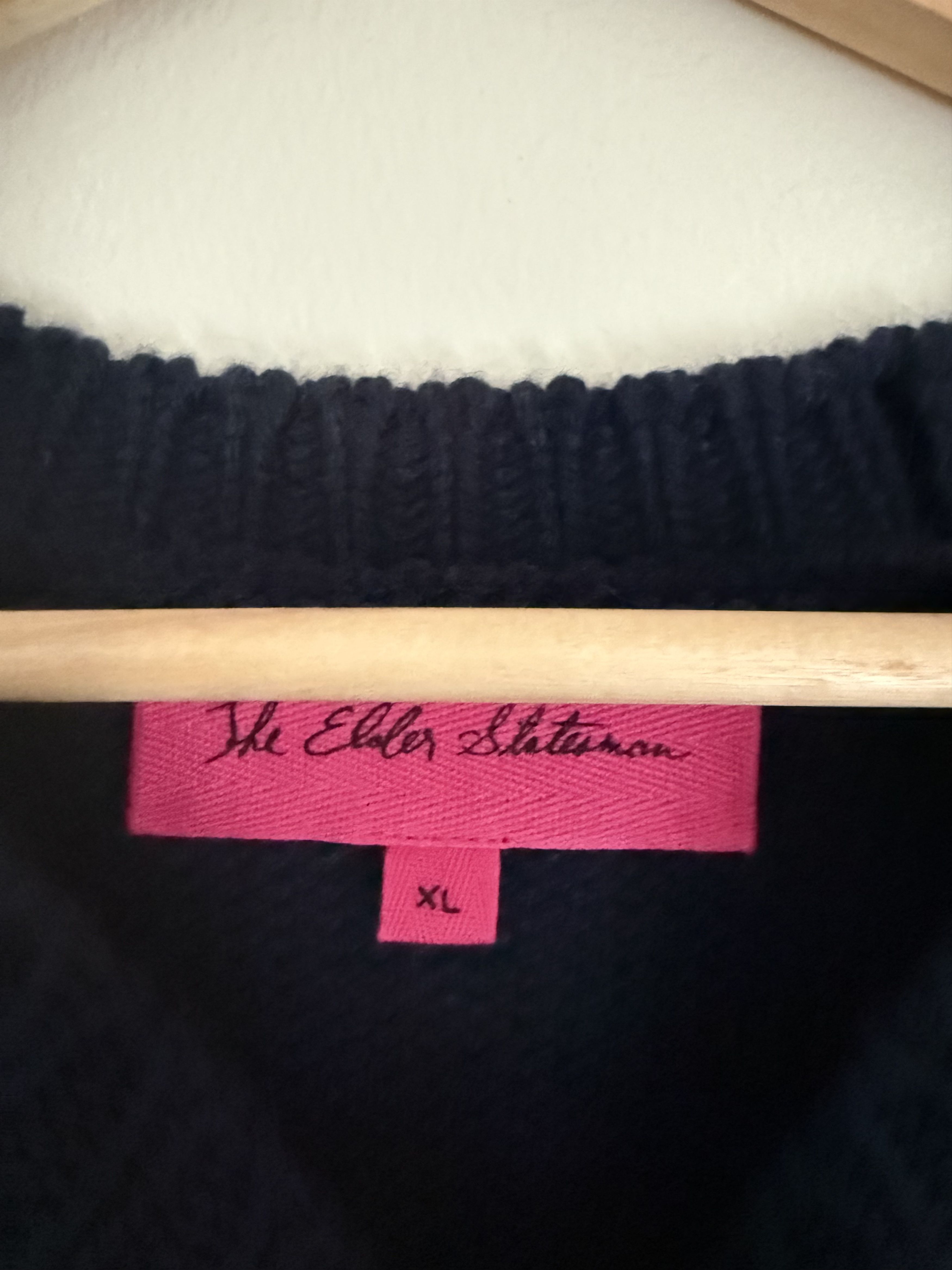 The Elder Statesman he Elder Statesman Retriever Raglan Sweater Navy Size US XL / EU 56 / 4 - 3 Thumbnail