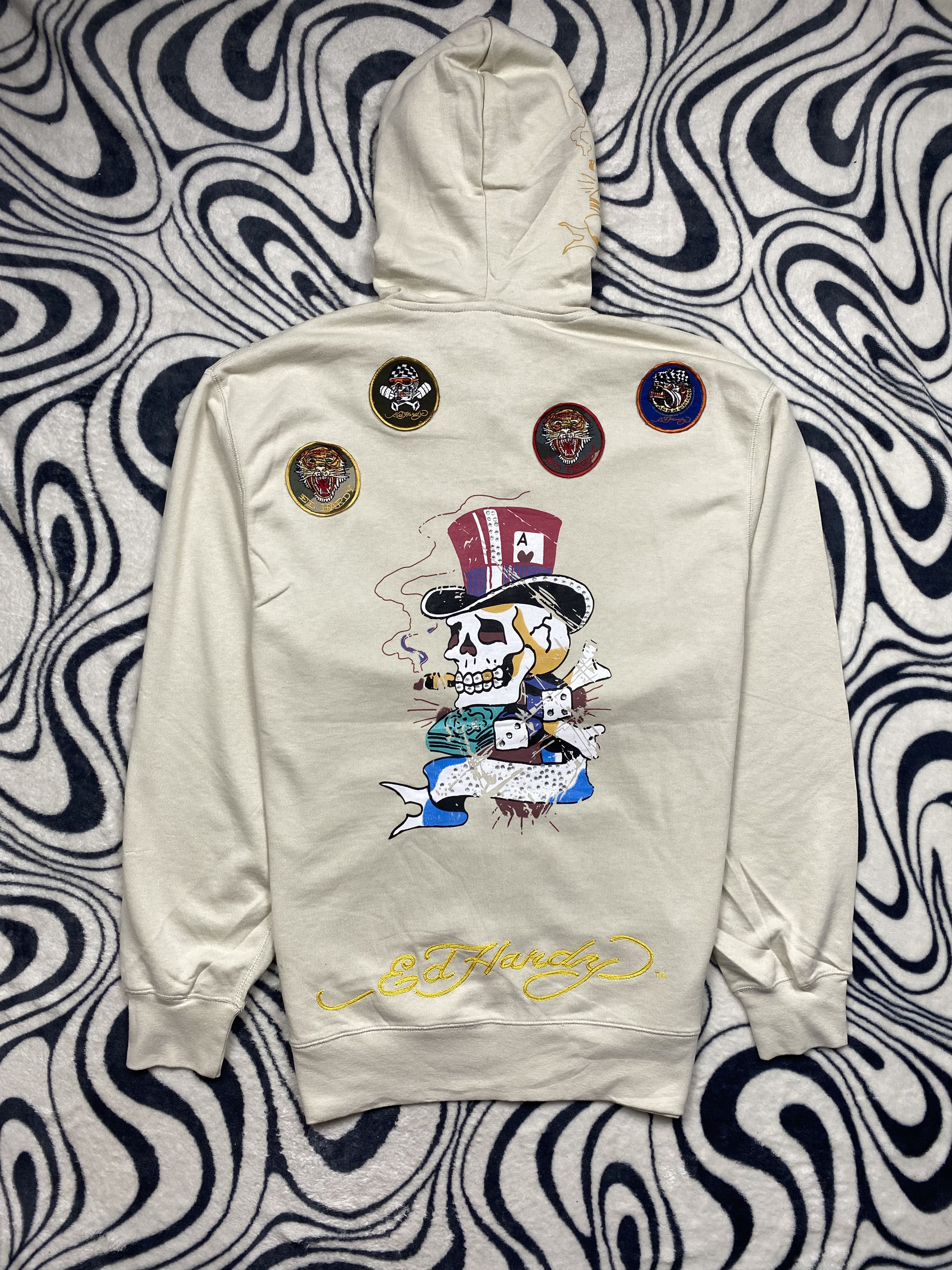 Christian Audigier Ed Hardy by Christian Audigier Mens Hoodie Size US XL / EU 56 / 4 - 6 Thumbnail