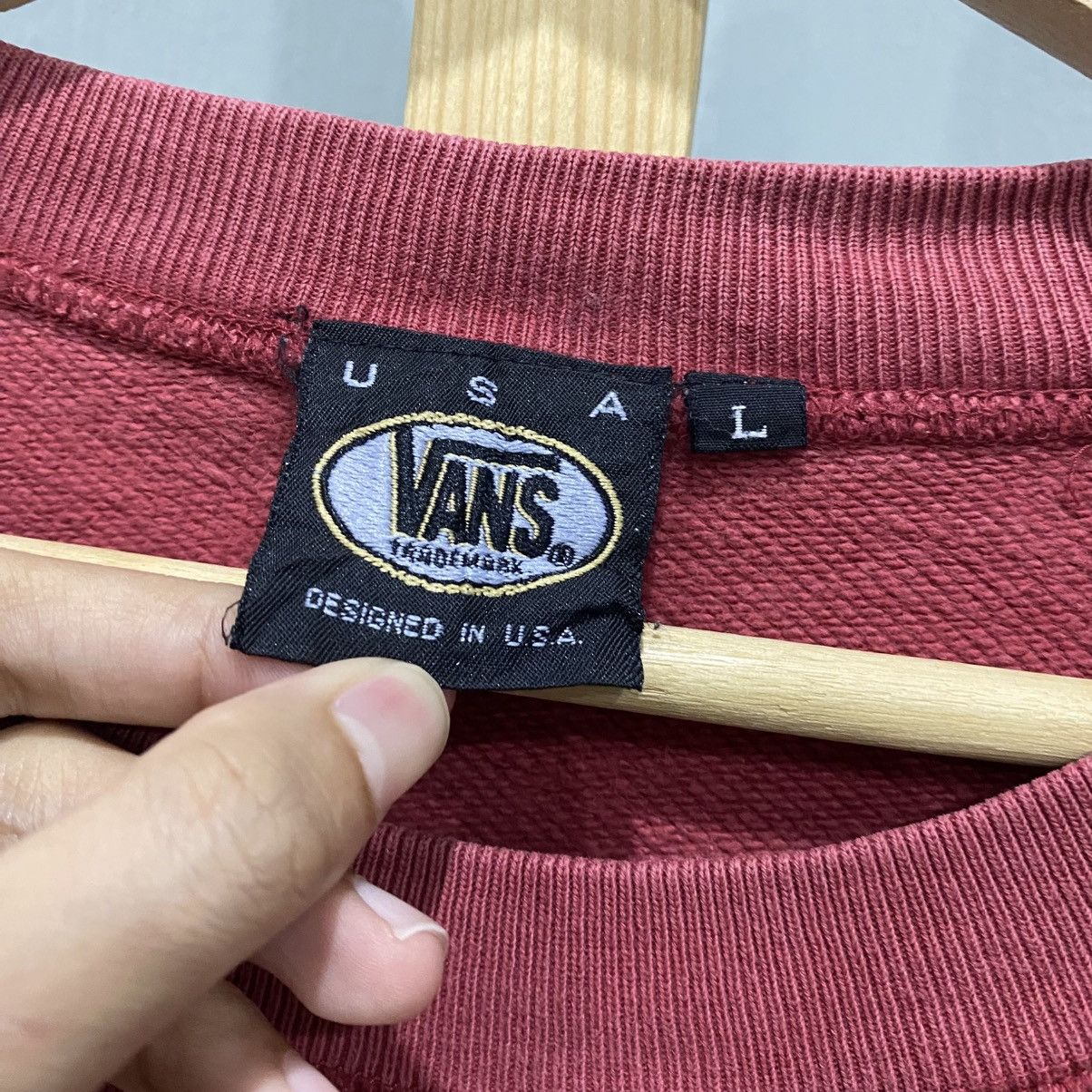 Vans Vintage 90s Vans Checkerboard Action Graphic Sweatshirt L Size US L / EU 52-54 / 3 - 9 Thumbnail