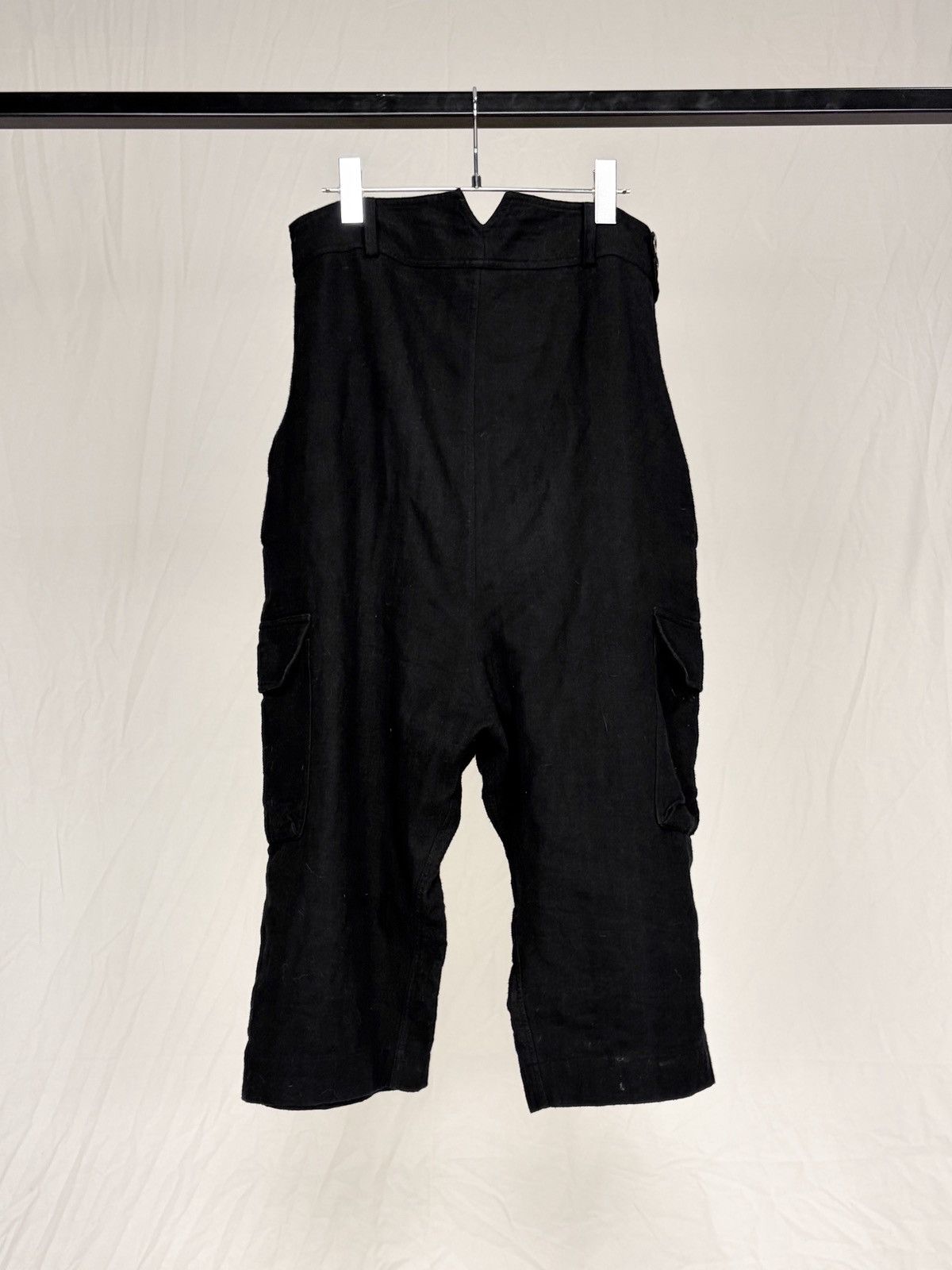 Sandrine Philippe Sandrine Philippe Paris Drop-Crotch Cropped Cargo Pants Size US 32 / EU 48 - 2 Thumbnail