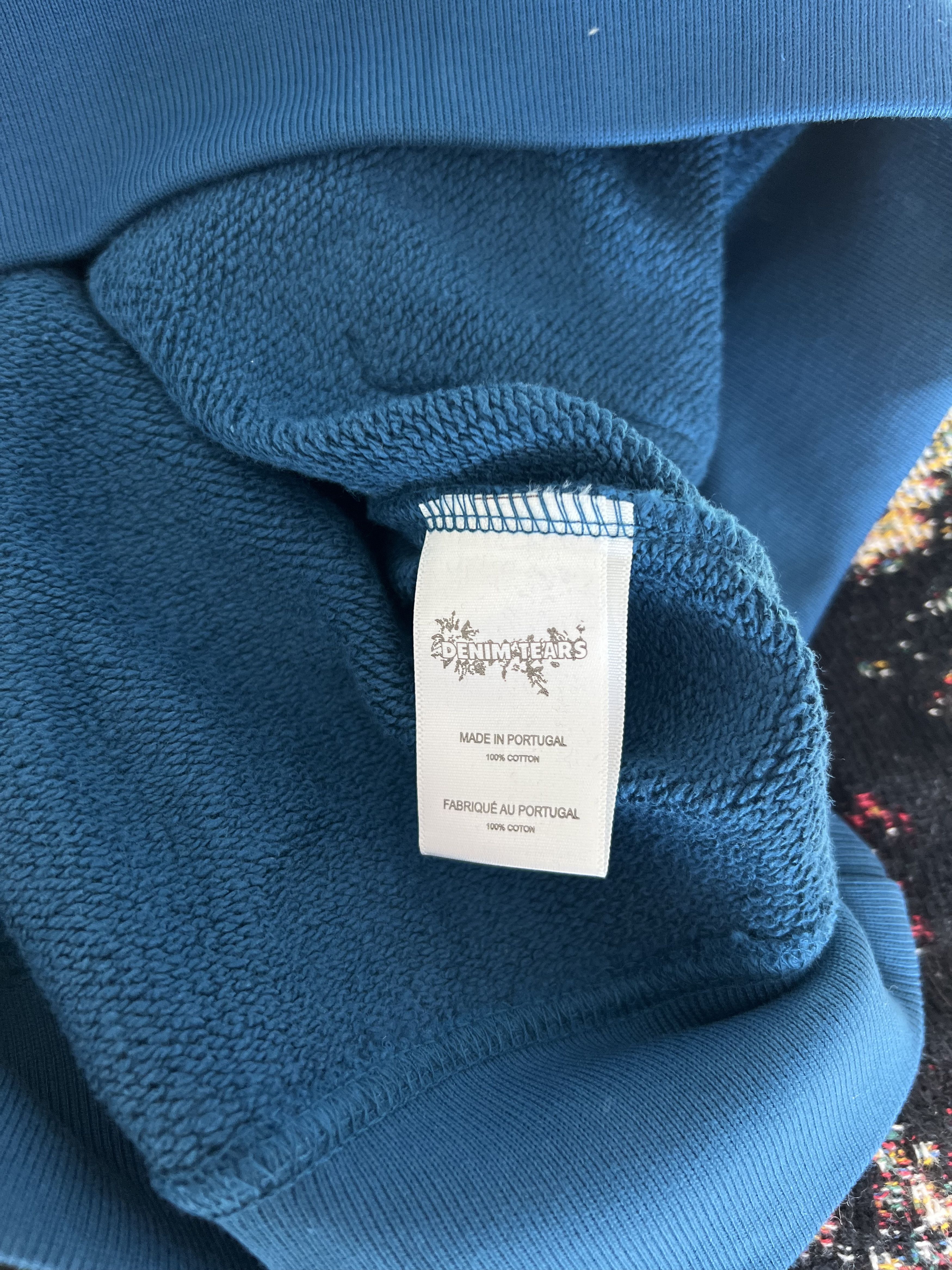 Cactus Plant Flea Market × DENIM TEARS CPFM Denim Tears Cotton Wreath Sweatsuit in Navy Blue Size US L / EU 52-54 / 3 - 13 Thumbnail