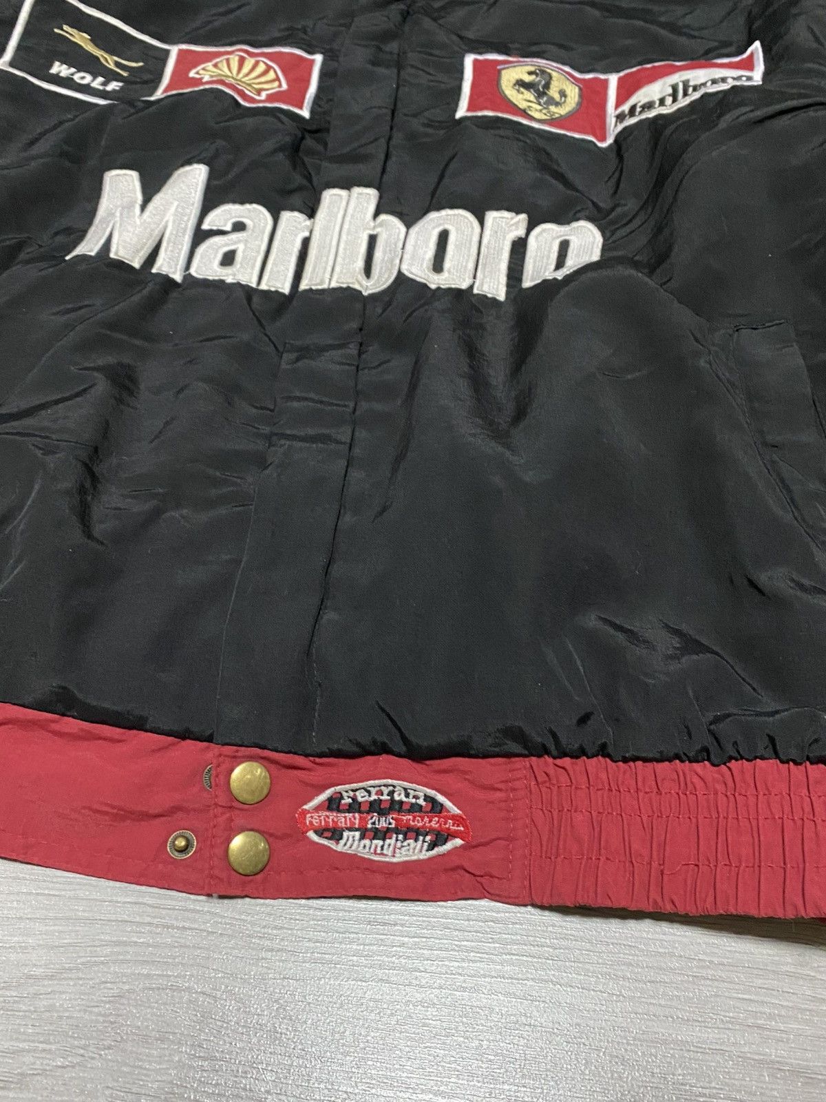 Marlboro Marlboro Ferrari vintage racing bomber shell jacket Size US XL / EU 56 / 4 - 7 Thumbnail