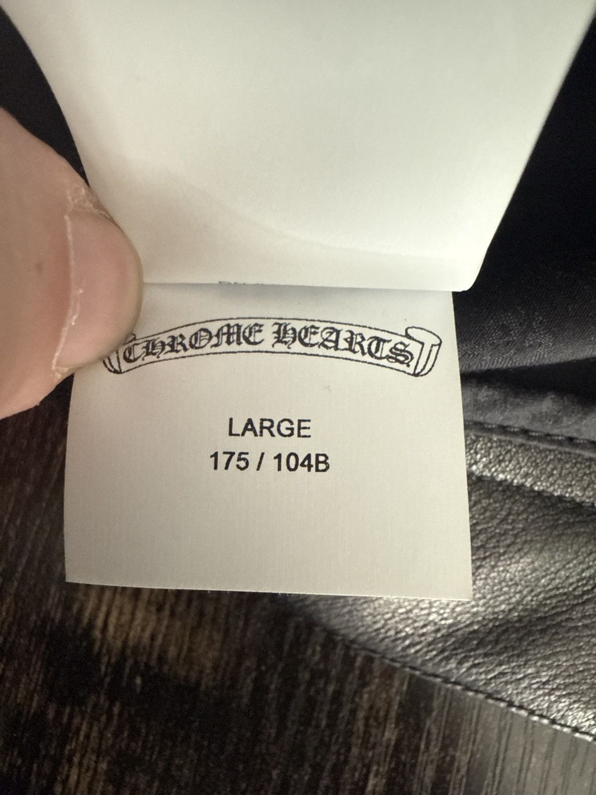 Chrome Hearts Chrome Hearts Leather Jacket Size US L / EU 52-54 / 3 - 4 Thumbnail