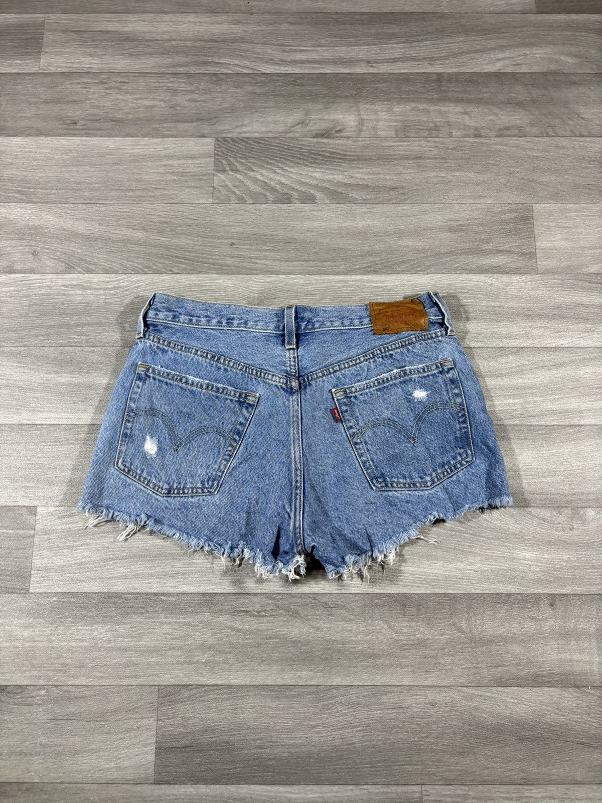 Levi's Short en jean Levi’s 501 - W28 FR38 | Bleu - Femme Size 27" / US 4 / IT 40 - 1 Thumbnail