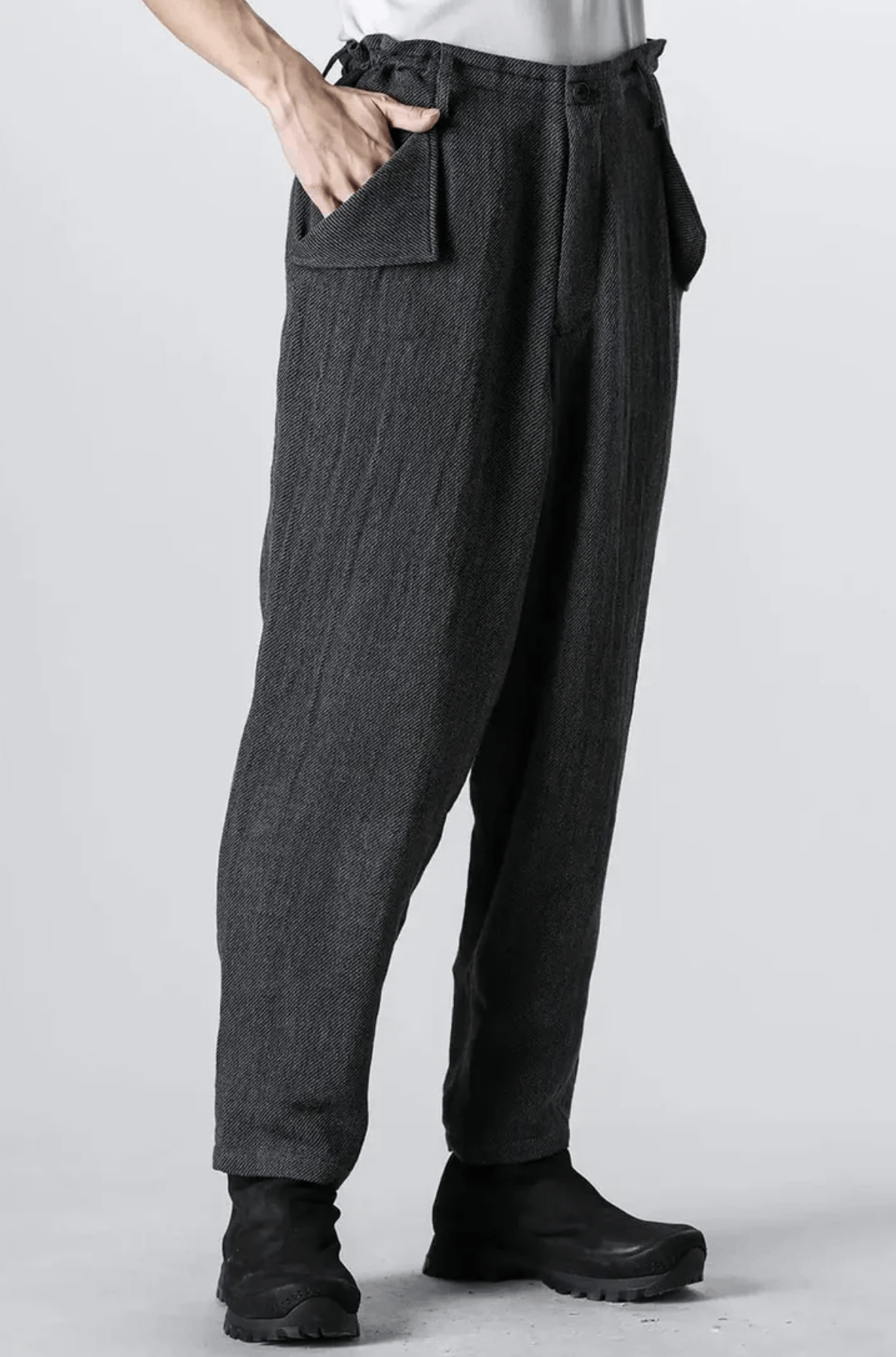 Yohji Yamamoto Yohji Yamamoto Pour Homme - SEAM FLAP POCKET PANTS Size US 32 / EU 48 - 6 Thumbnail