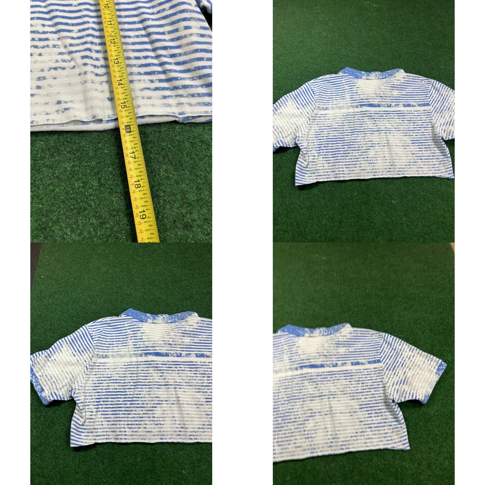 Nautica Bleached Nautica Polo Crop Top Size Large Fast Shipping Custom Dyed Size L / US 10 / IT 46 - 8 Thumbnail