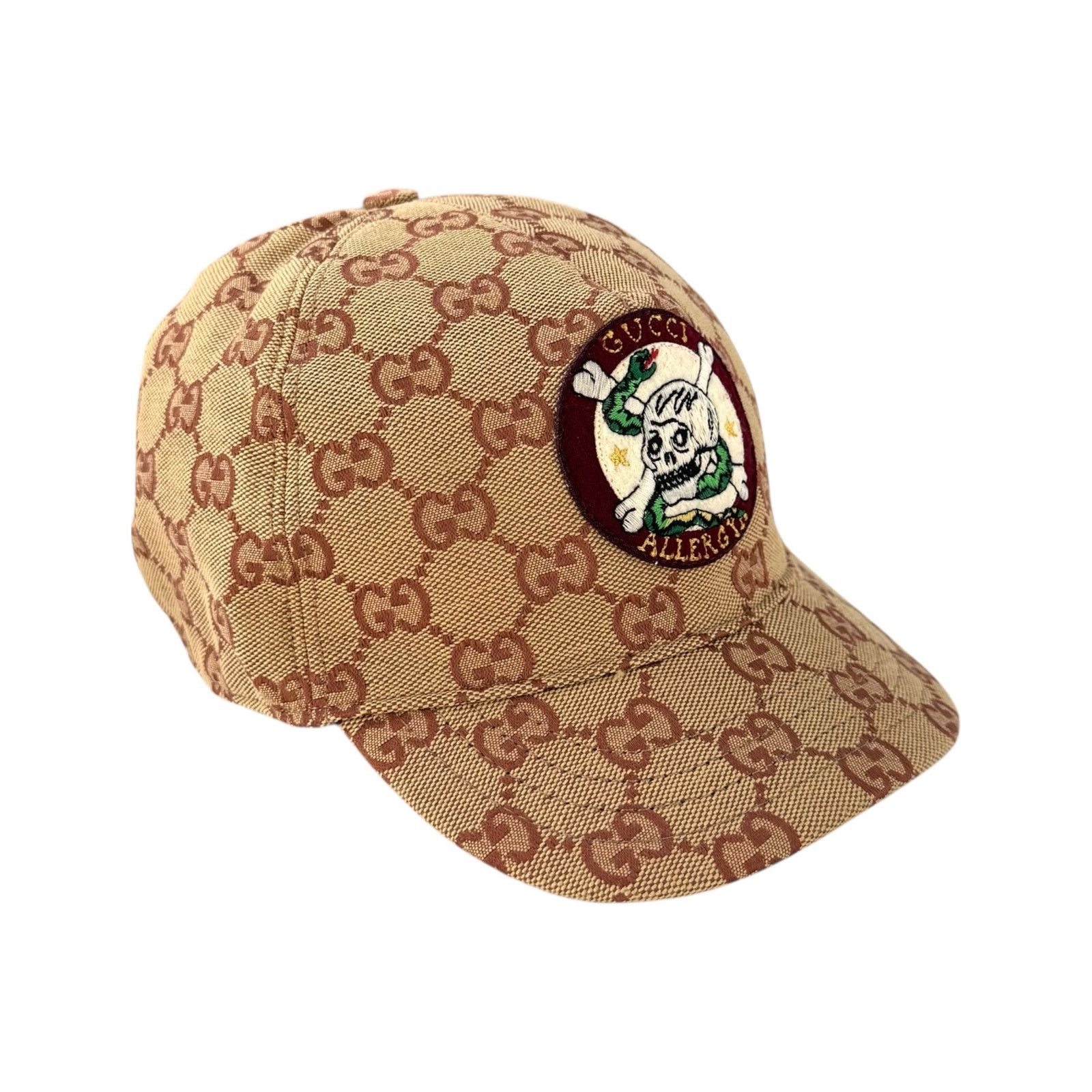 Gucci Gucci Monogram Skull Patch Kid’s Cap Size ONE SIZE - 1 Thumbnail