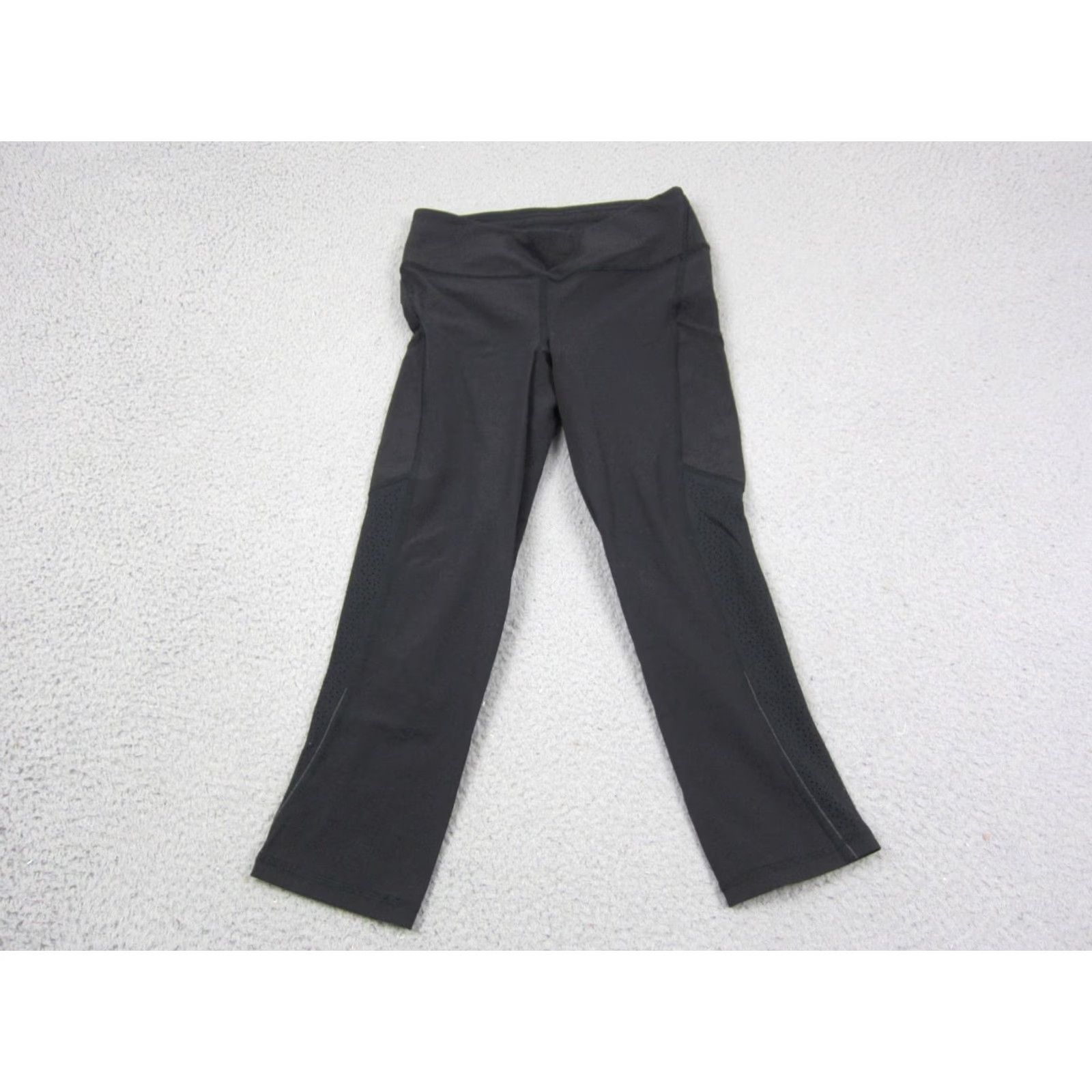 Lululemon Lululemon Wunder Under Leggings Womens 4 Black Cropped 19" Skinny Inseam 19 in Activewear Yoga Gym Stretch Size 27" / US 4 / IT 40 - 5 Thumbnail