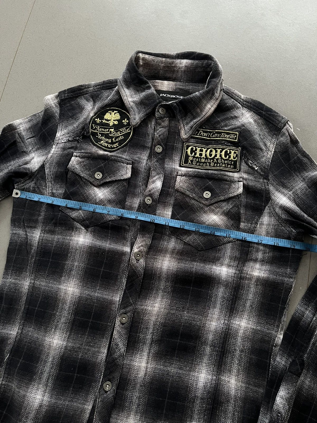 14th Addiction JAPANESE JACKROSE FLANEL VKEI POEM SEDITIONARIES PUNK STYLE Size US M / EU 48-50 / 2 - 10 Thumbnail