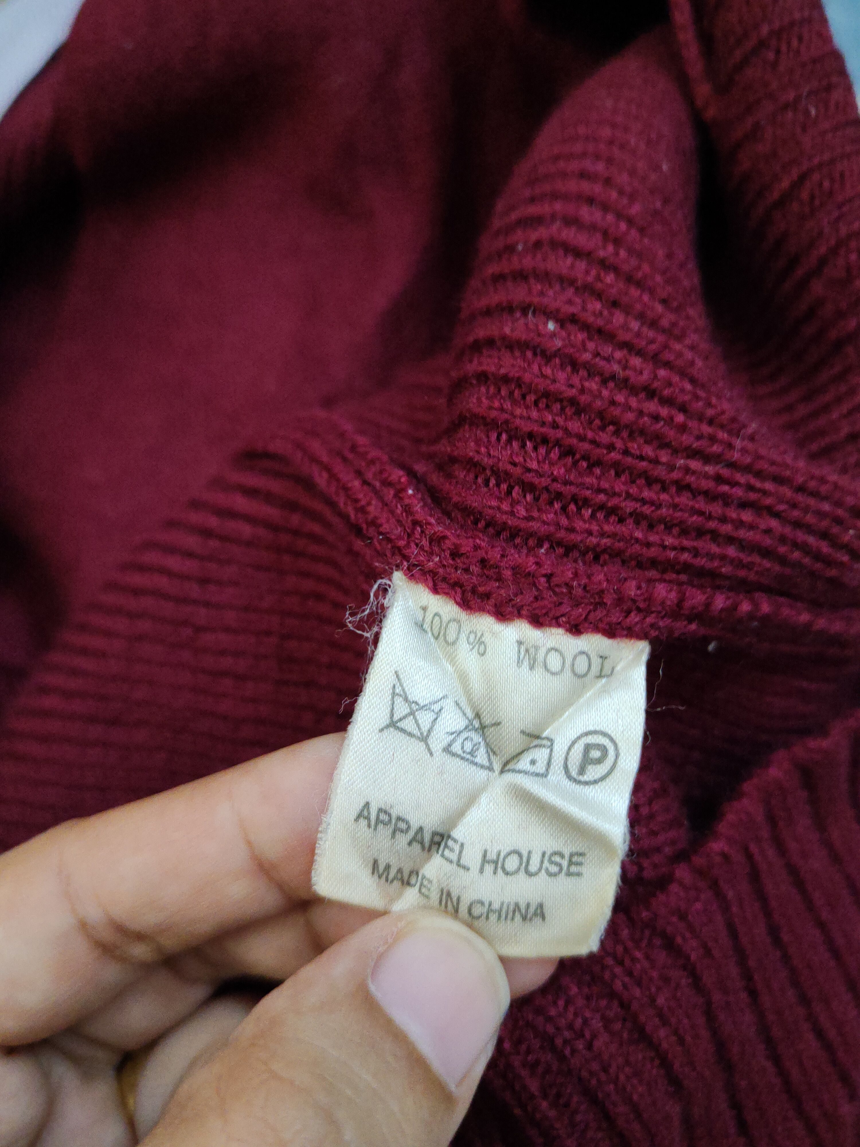 Homespun Knitwear × Japanese Brand × Vintage Freeways Maroon Knitwear Sweaters #W1687 Size US L / EU 52-54 / 3 - 10 Thumbnail