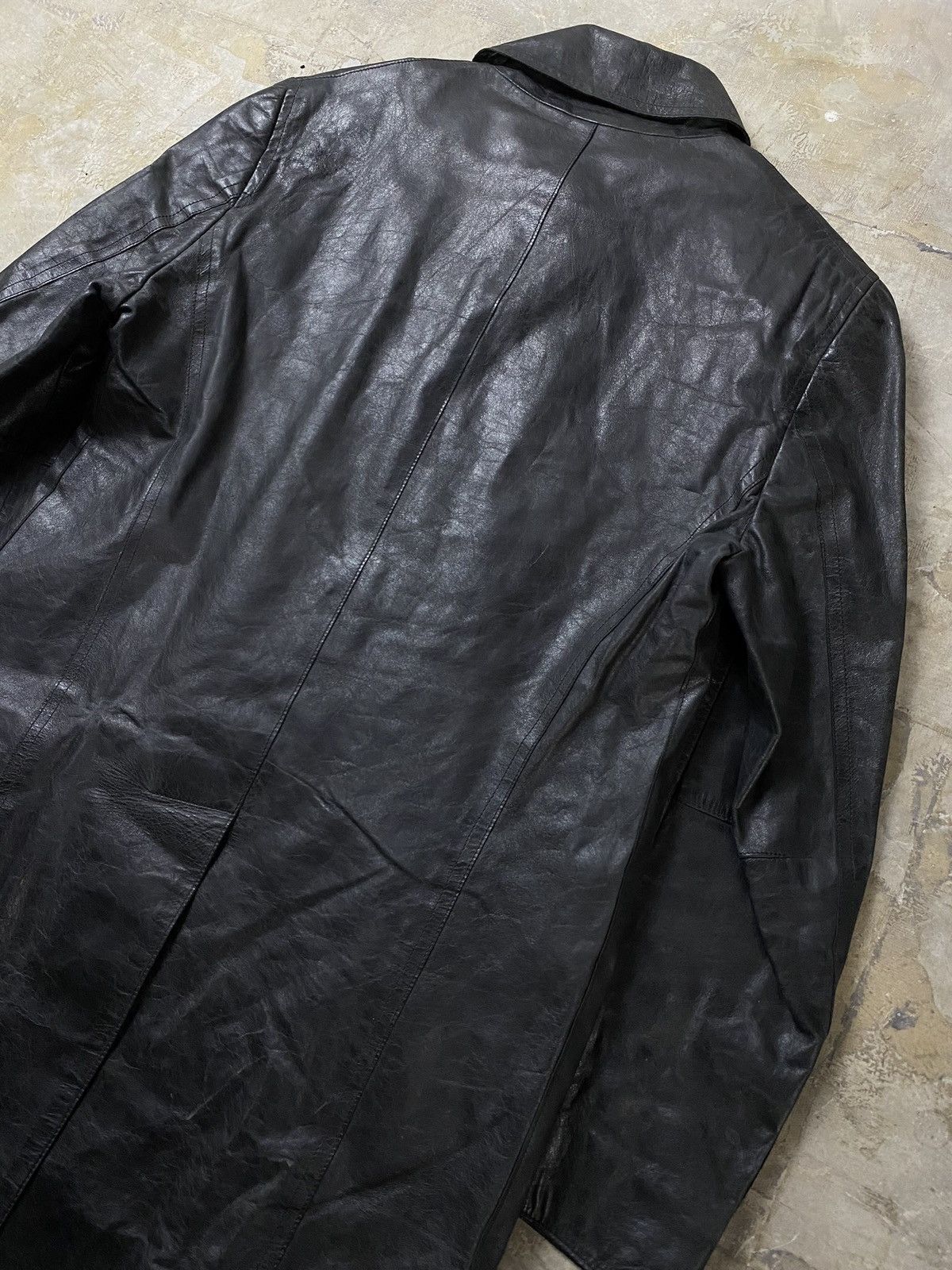 Costume National Costume National Homme - Leather Coat Jacket Size US S / EU 44-46 / 1 - 5 Thumbnail