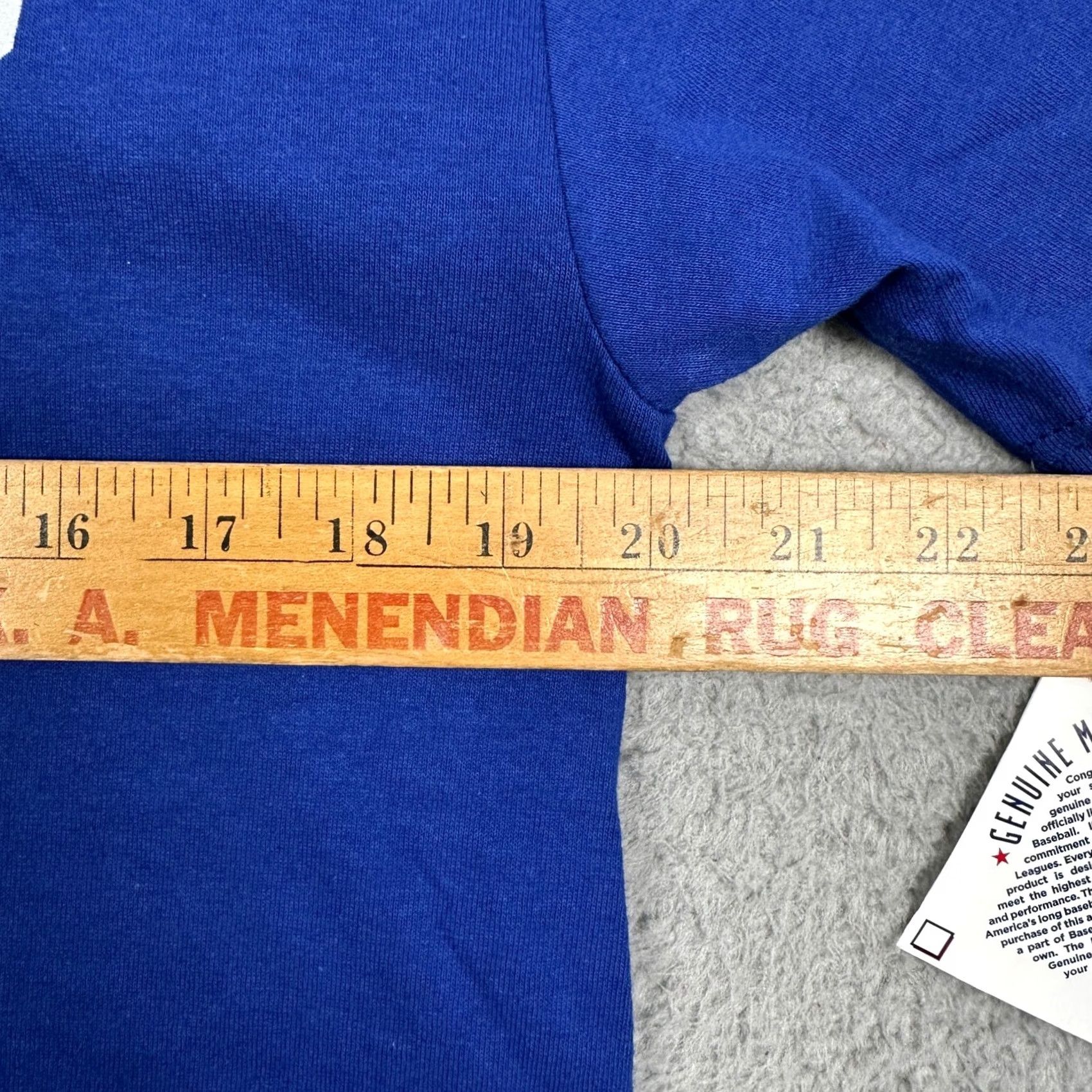 Logo 7 Majestic Chicago Cubs Mens Medium Shirt Graphic Tee Blue Short Sleeve Logo Size US M / EU 48-50 / 2 - 6 Thumbnail